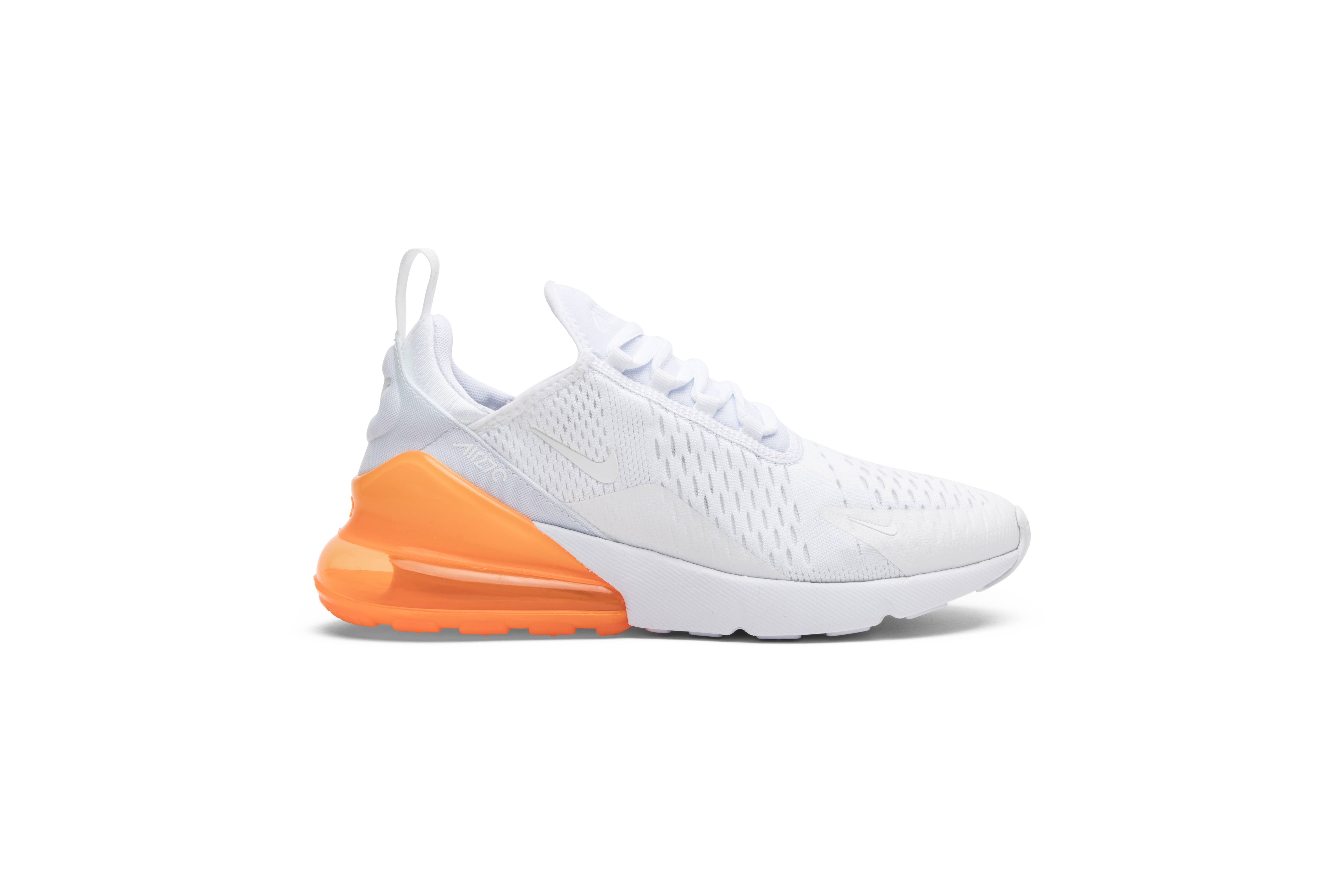 nike air max 270 white orange