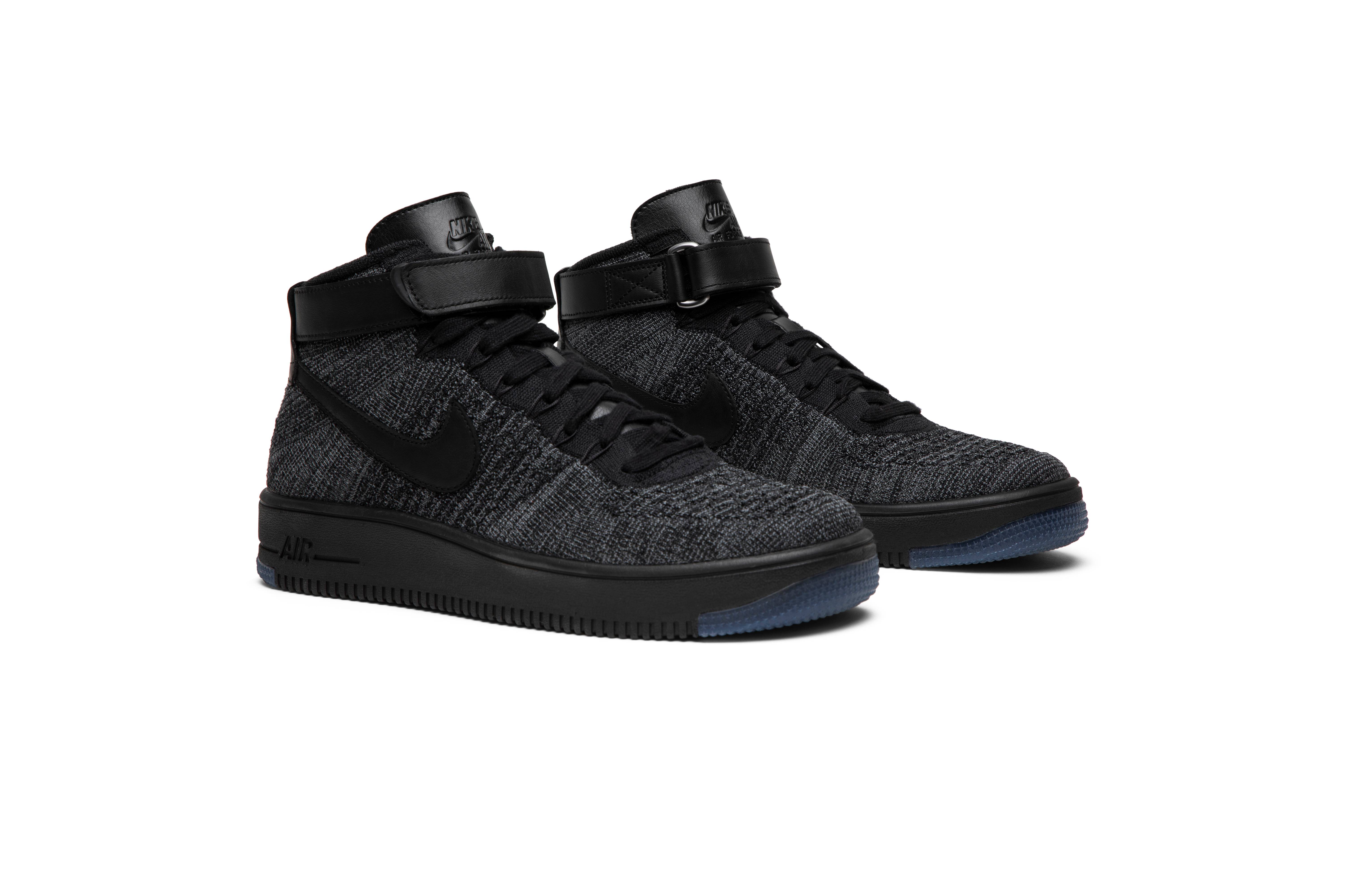 nike air force 1 ultra flyknit mid dark grey black