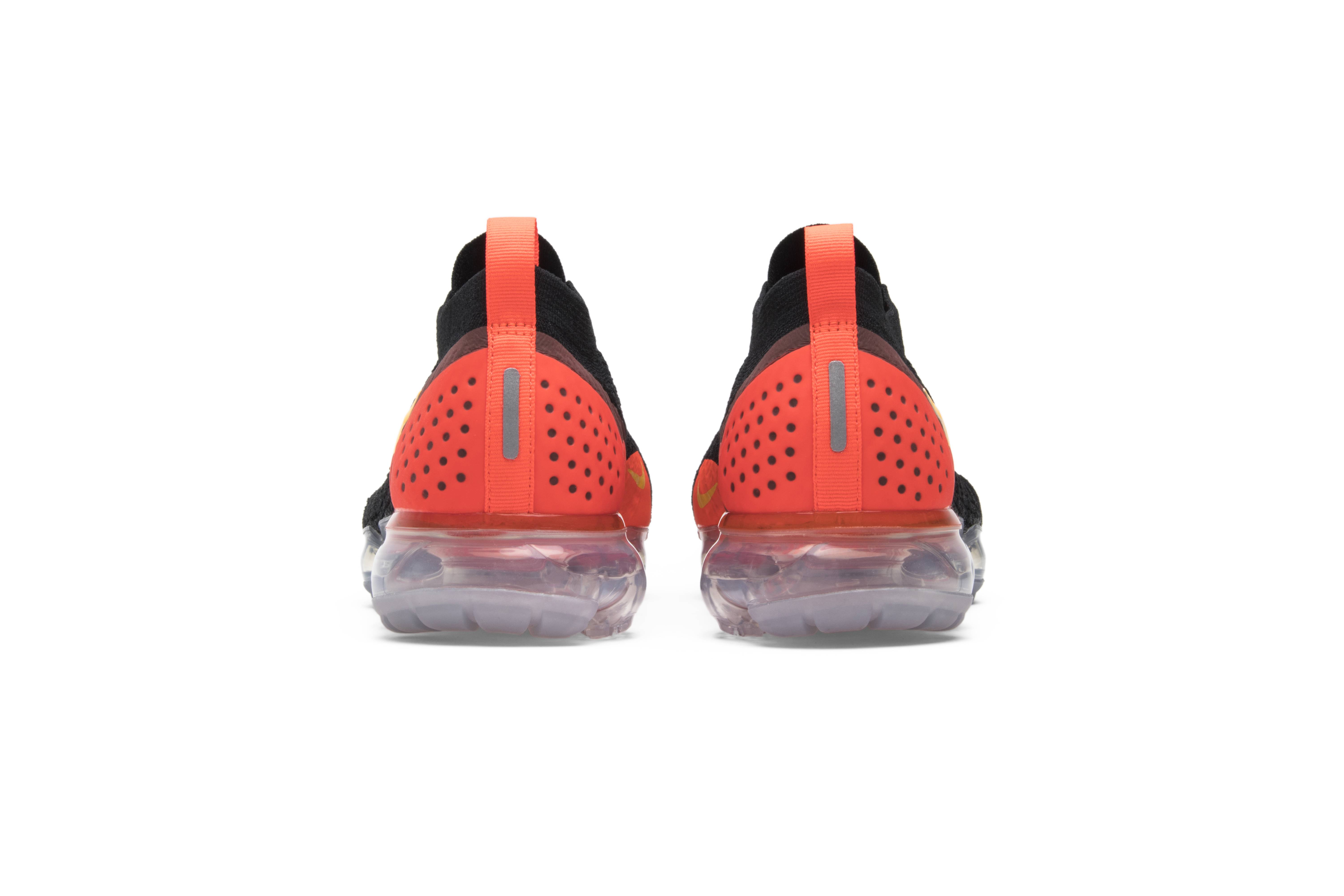 air vapormax 2 black laser orange total crimson