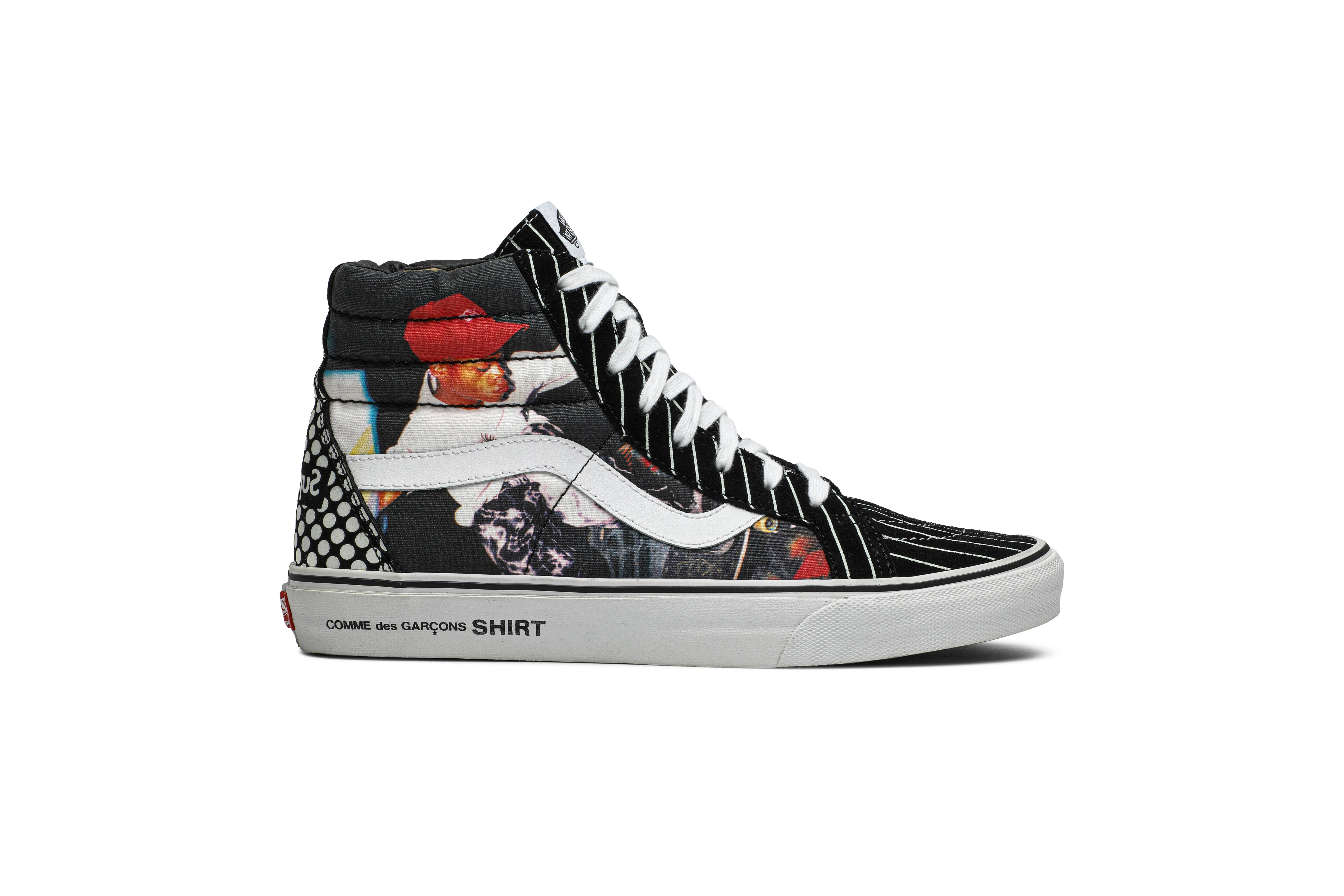 cdg vans sk8 hi