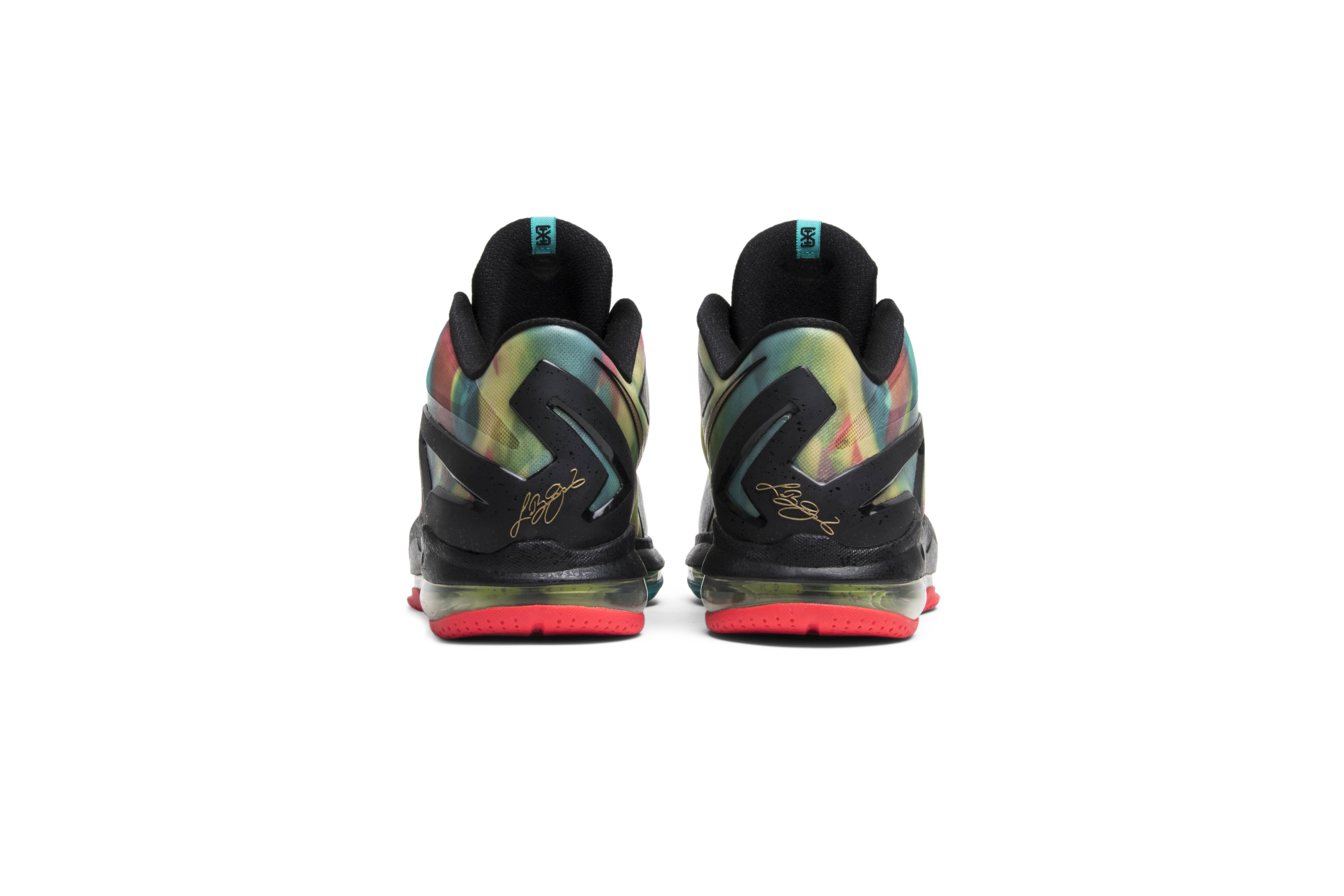 lebron 11 low multicolor