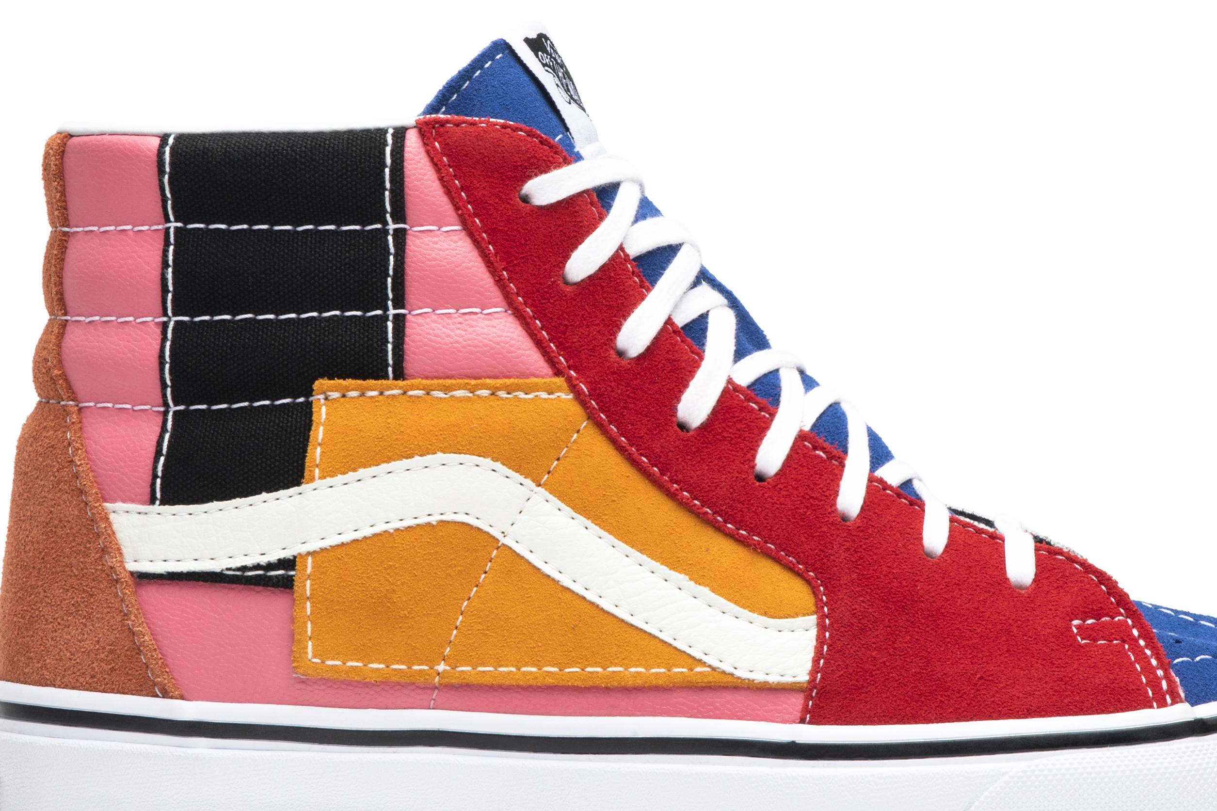 vans sk8 hi patchwork