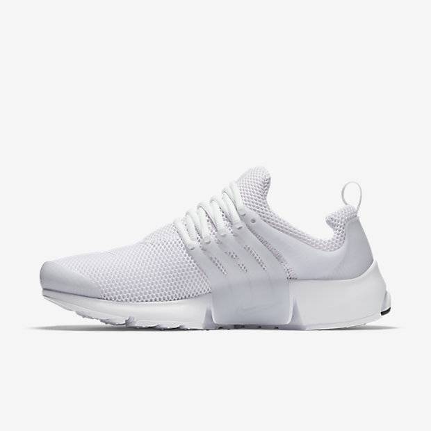 nike air presto white mesh