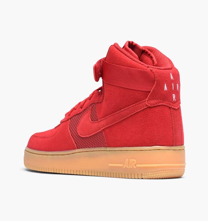 Nike air force 1 high red gum Clearance
