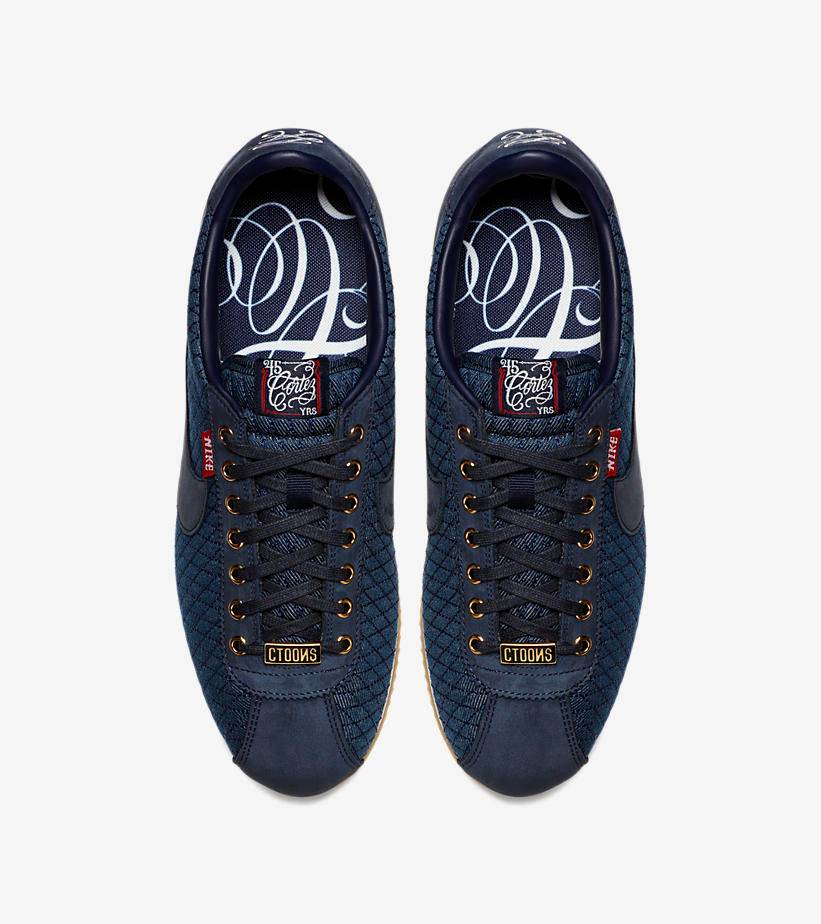 nike cortez mister cartoon obsidian