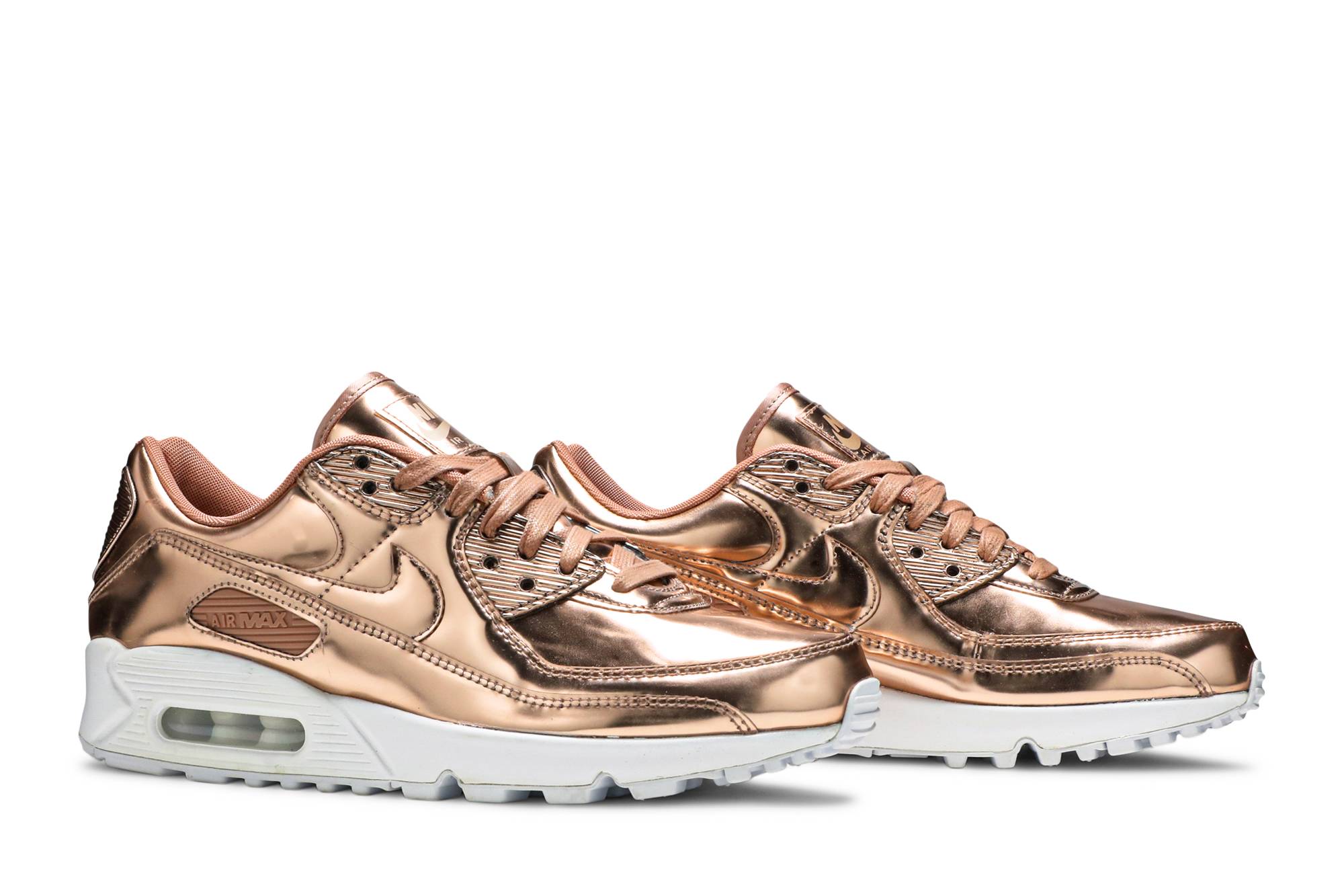 metallic rose gold air max