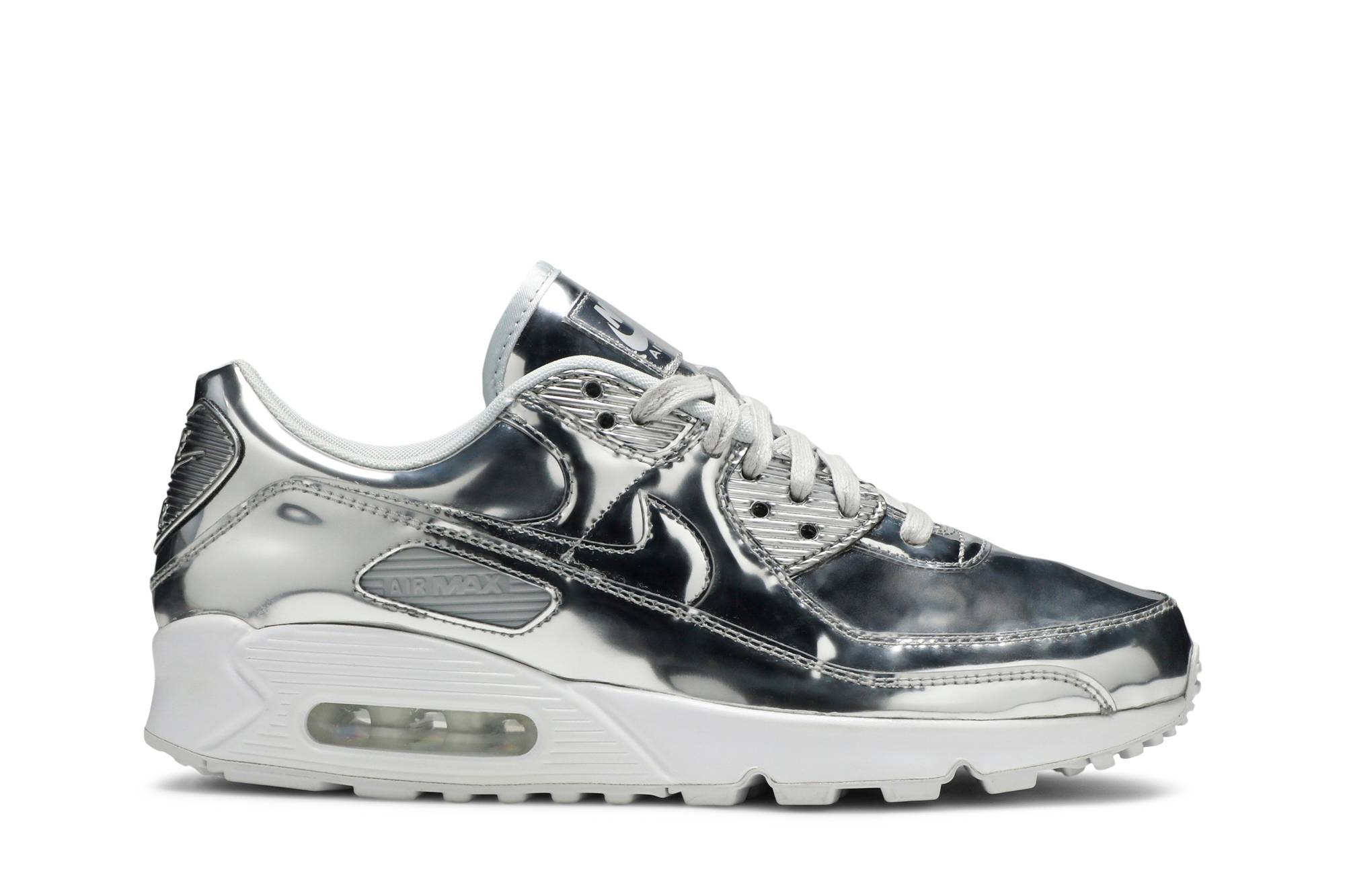 air max 90 metallic chrome