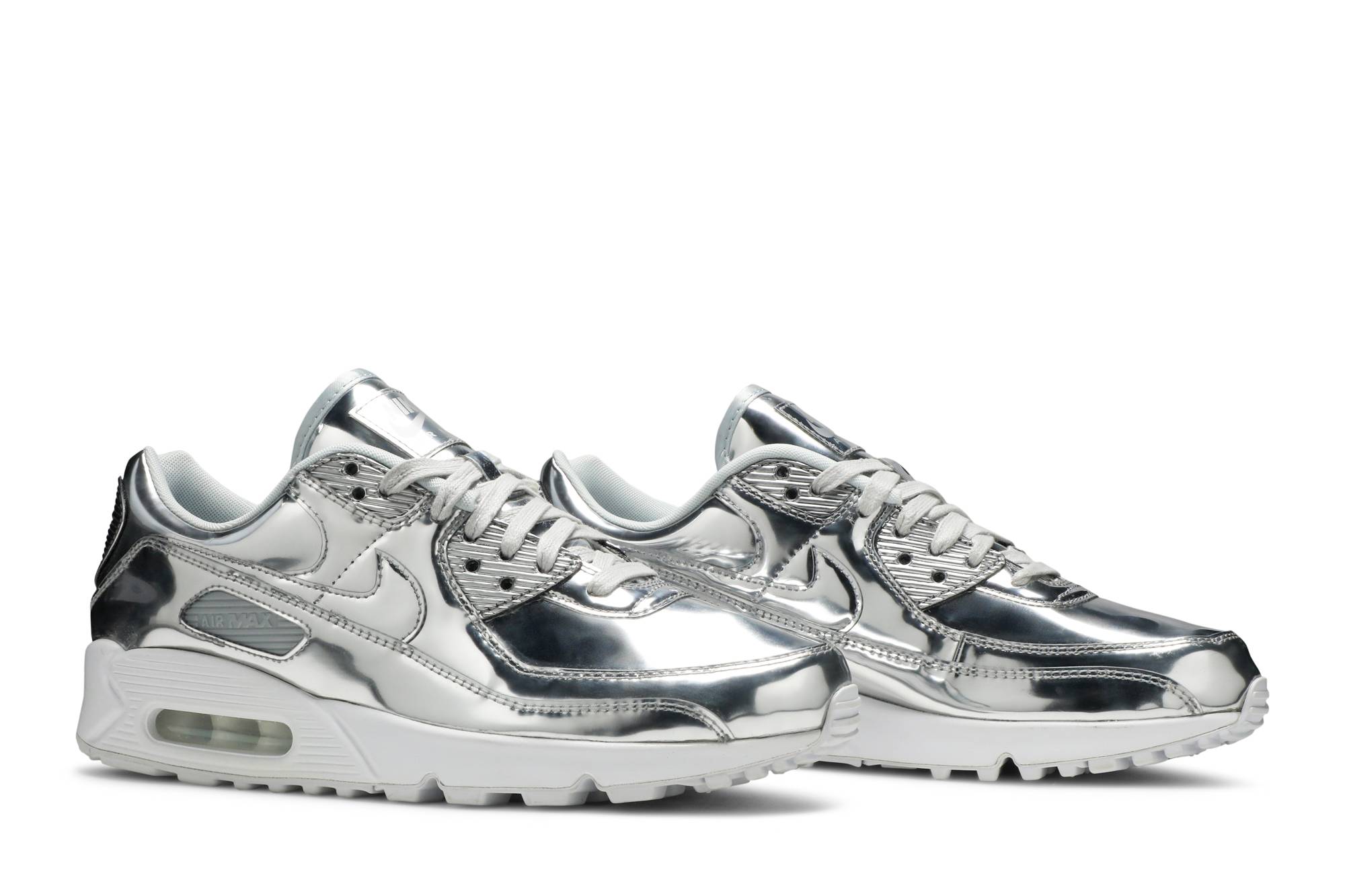 nike air max 90 metallic silver 2020