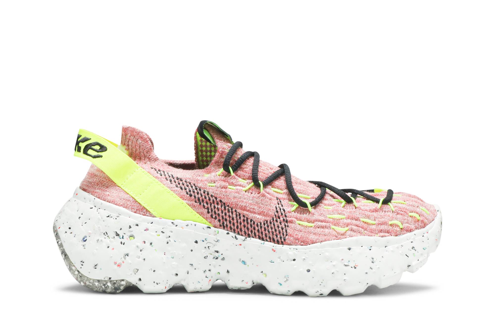 nike space hippie 04 lemon venom women's shoe