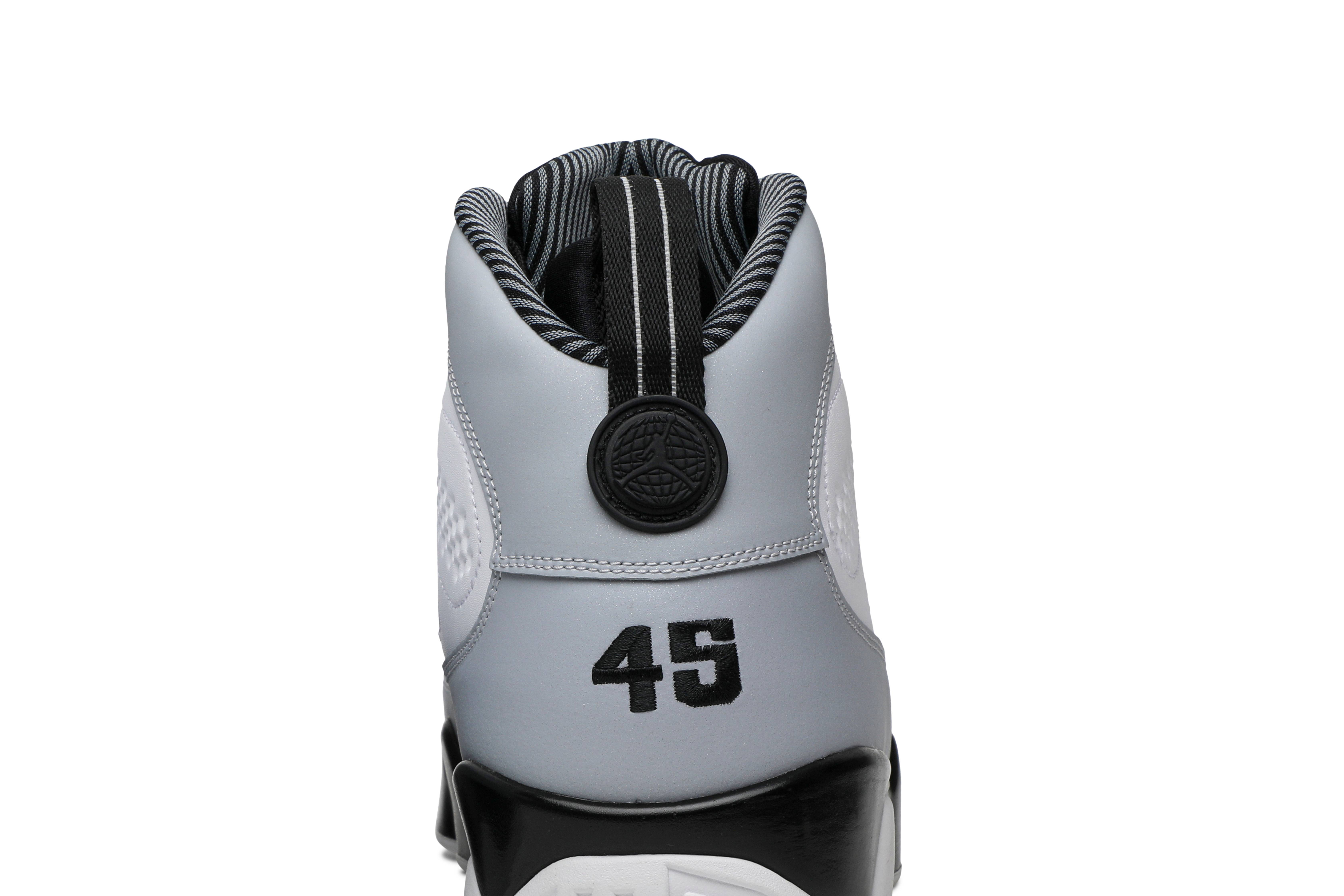 jordan 9 with 45 on back