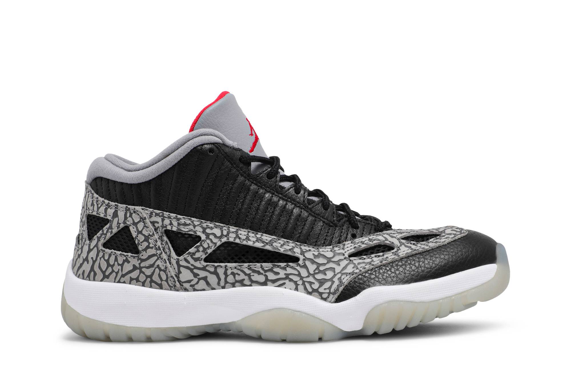 nike air jordan 11 retro low ie black cement