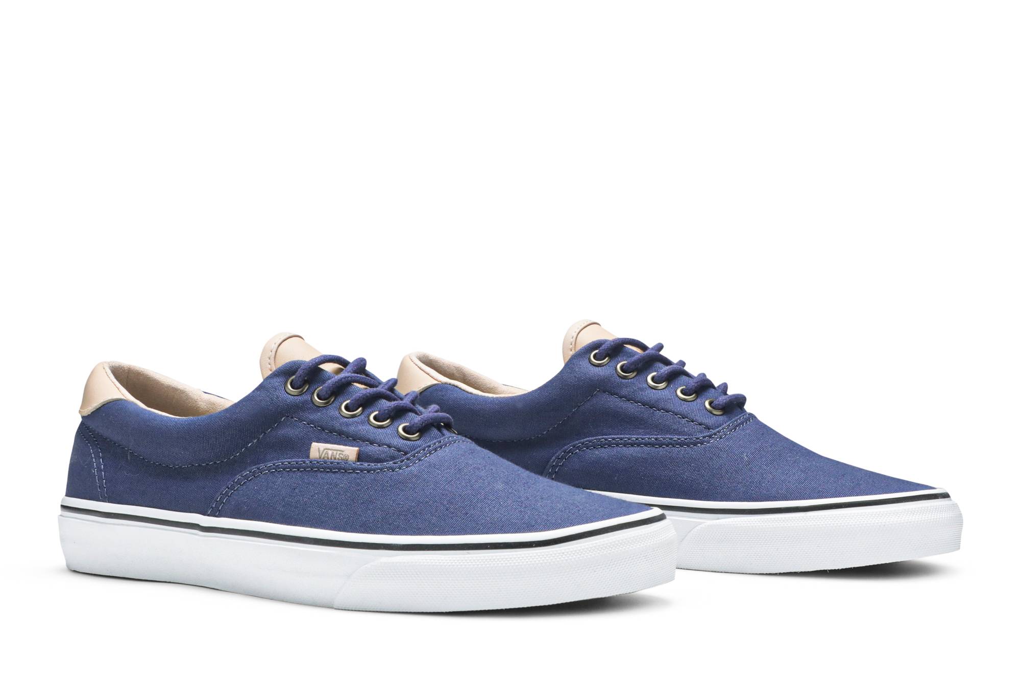 blue tan vans