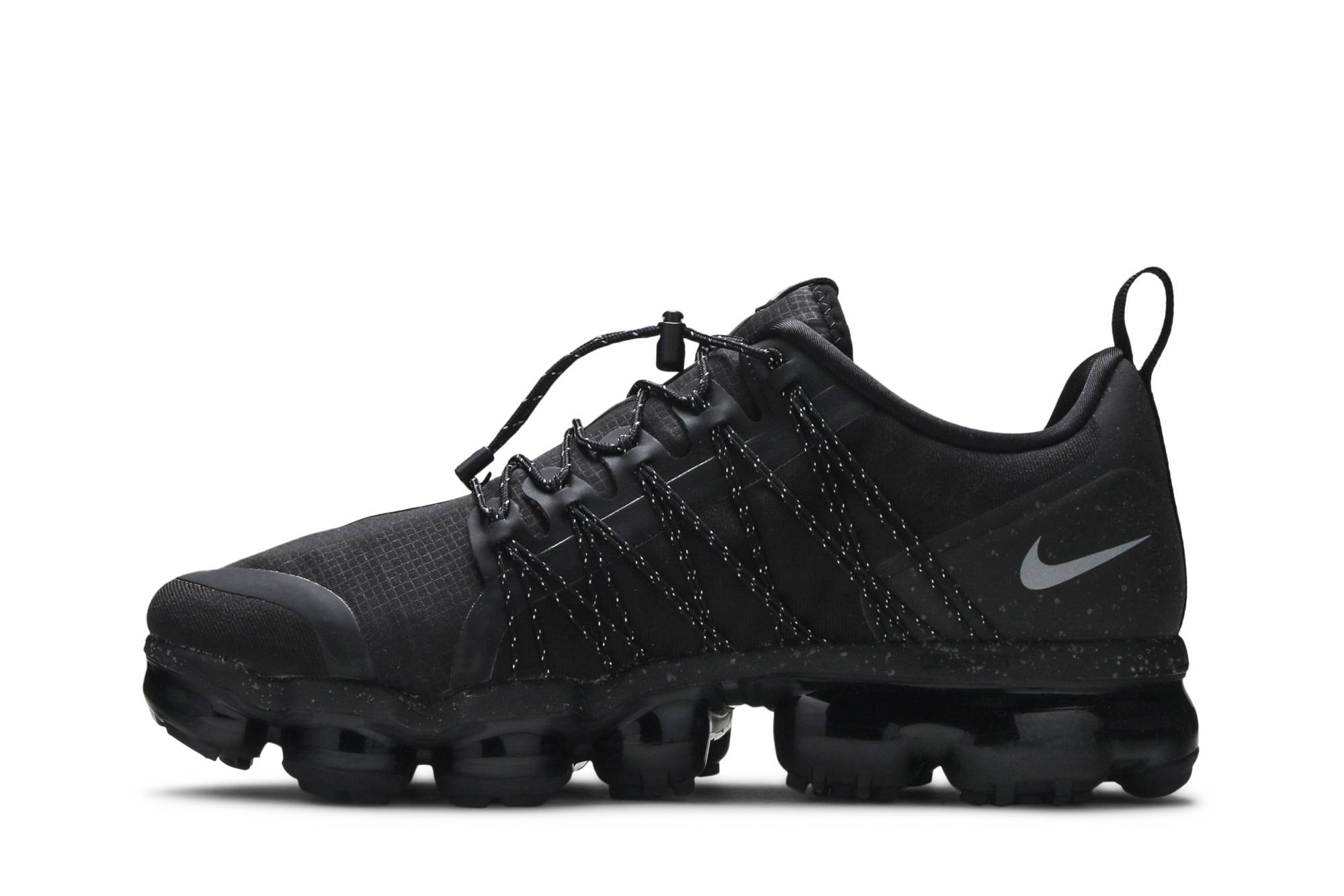 vapormax run utility black reflect silver