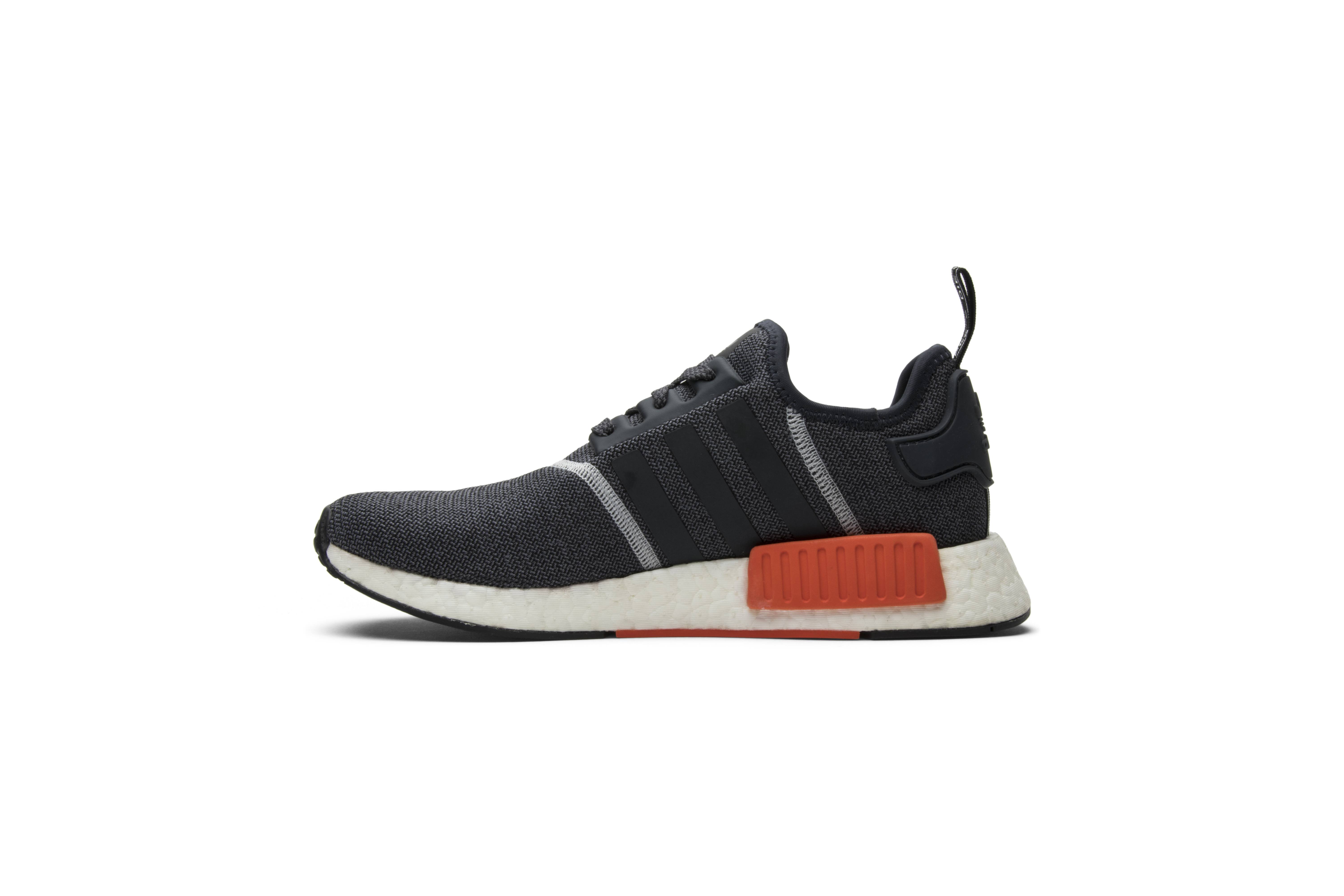 nmd r1 grey red