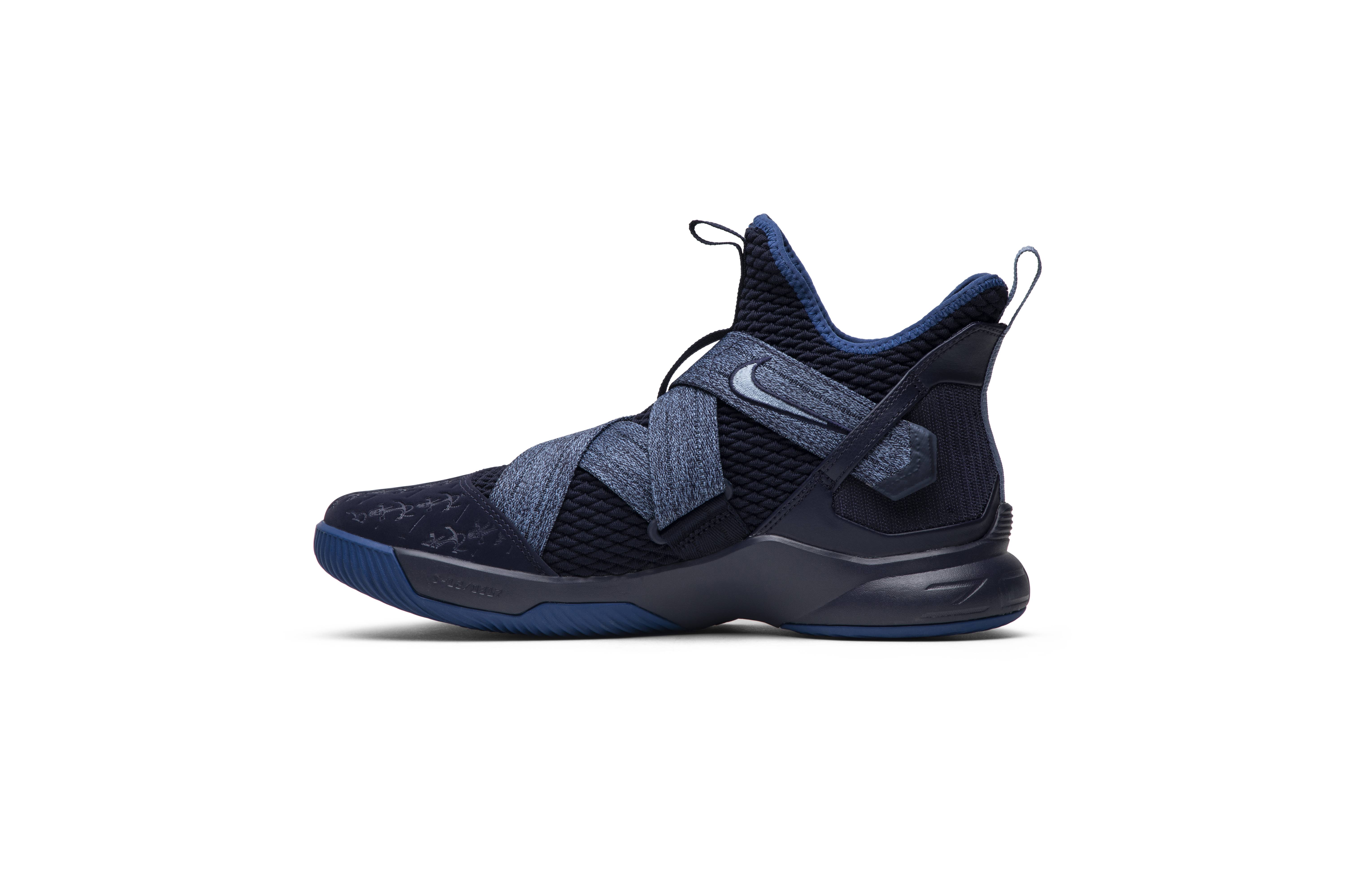 nike lebron zoom soldier 12 blackened blue