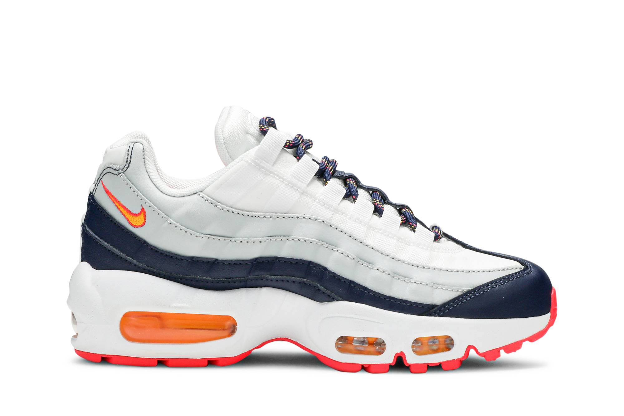 navy blue orange air max