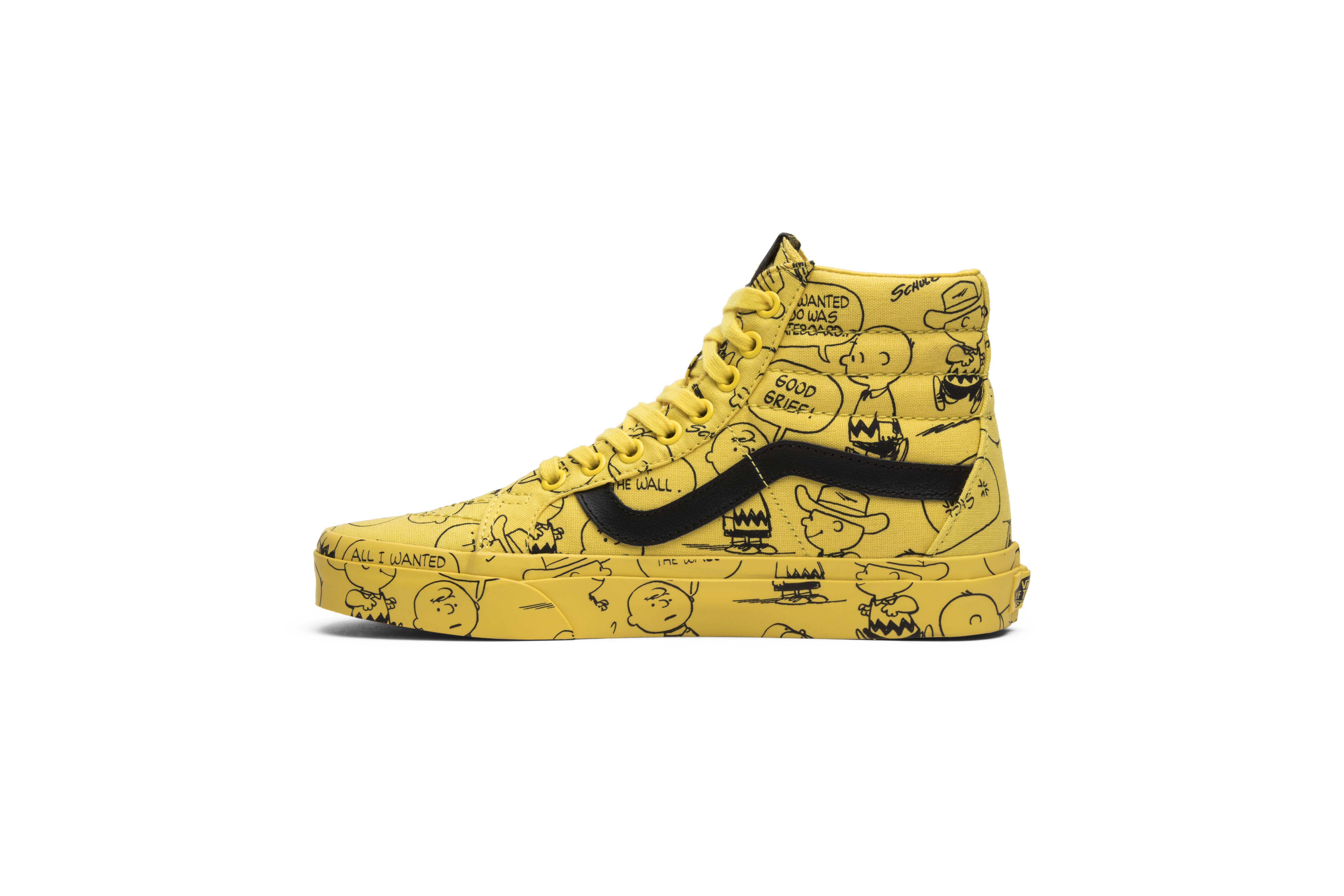 peanuts high top vans