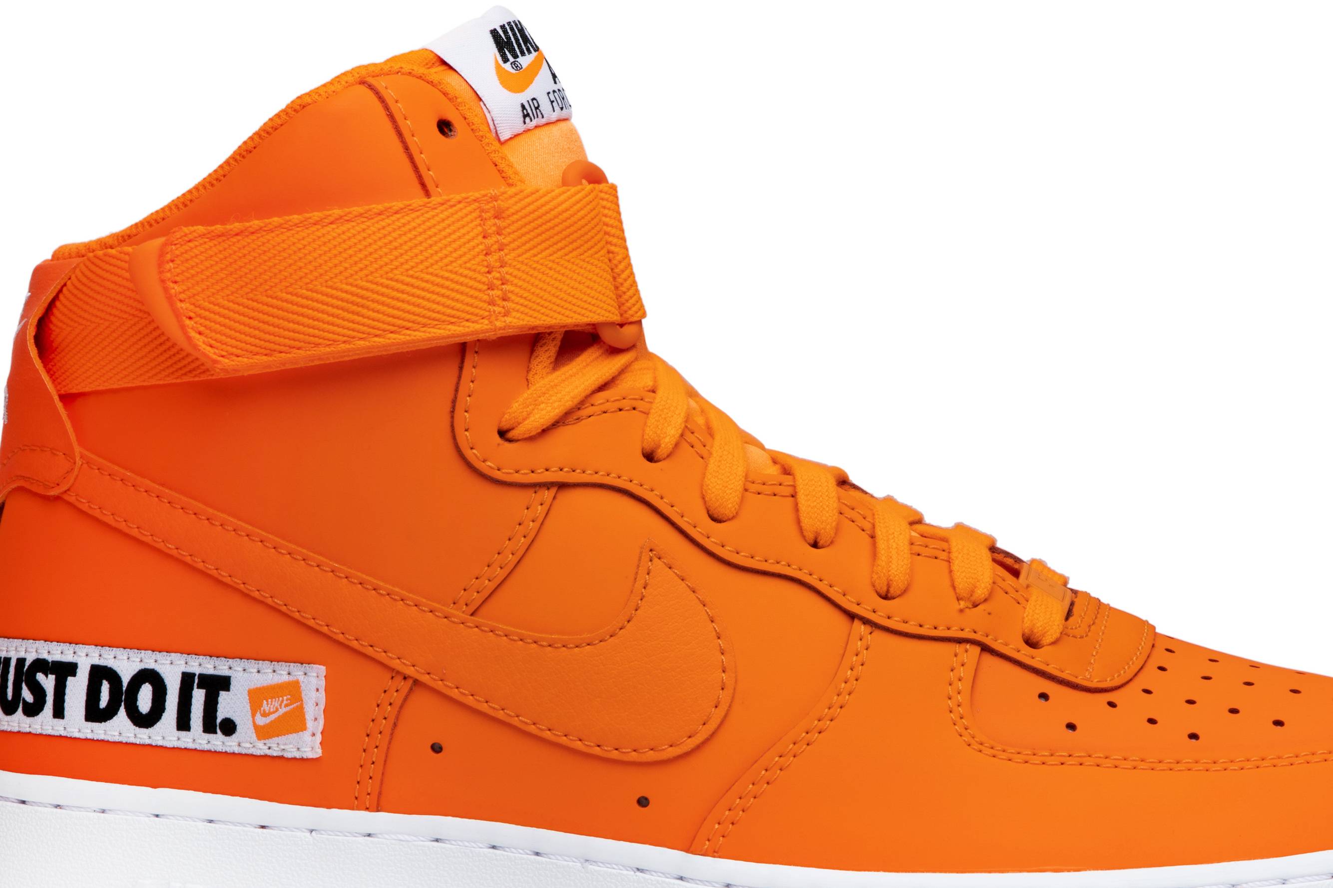 nike air force 1 high just do it total orange