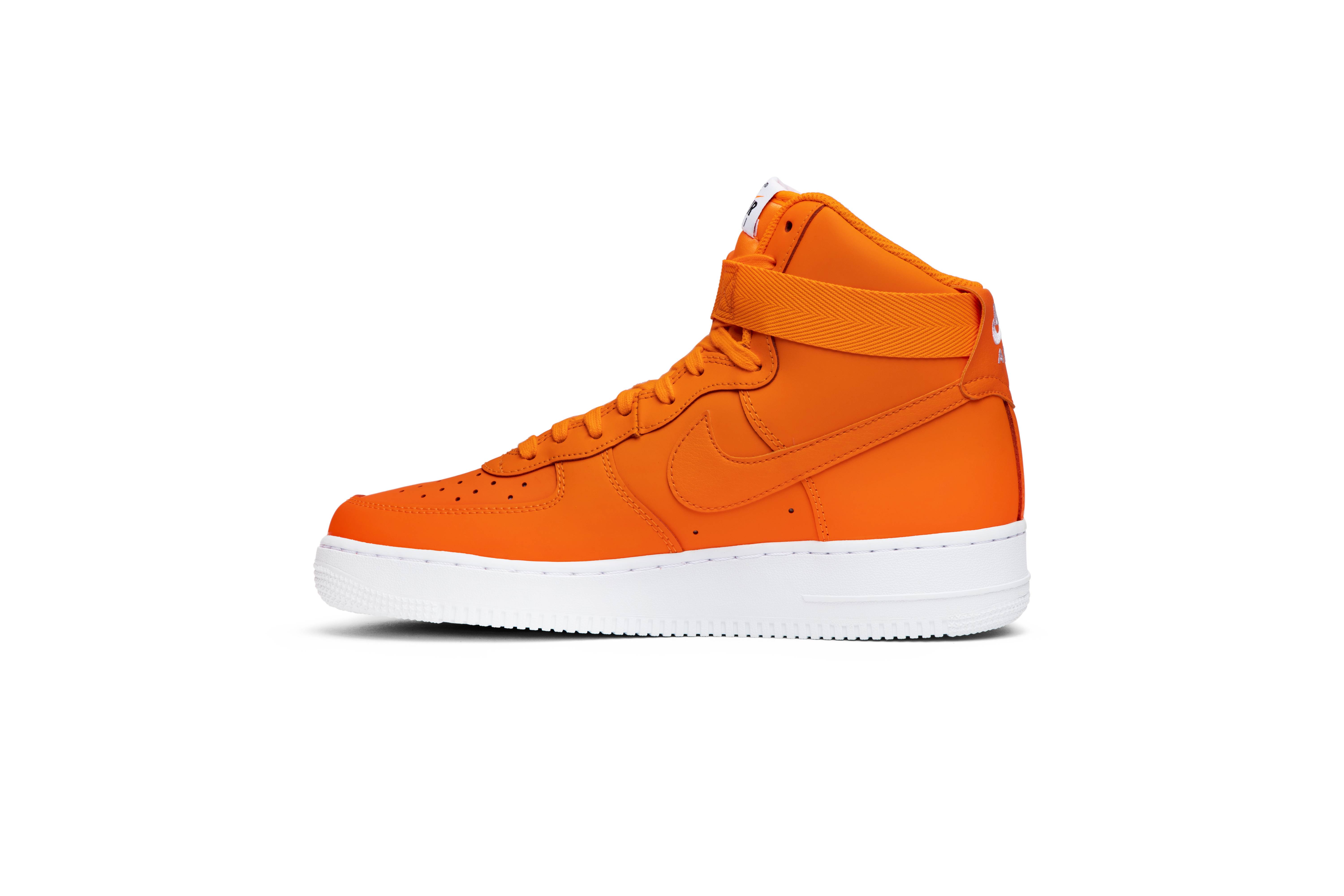 air force 1 high just do it orange