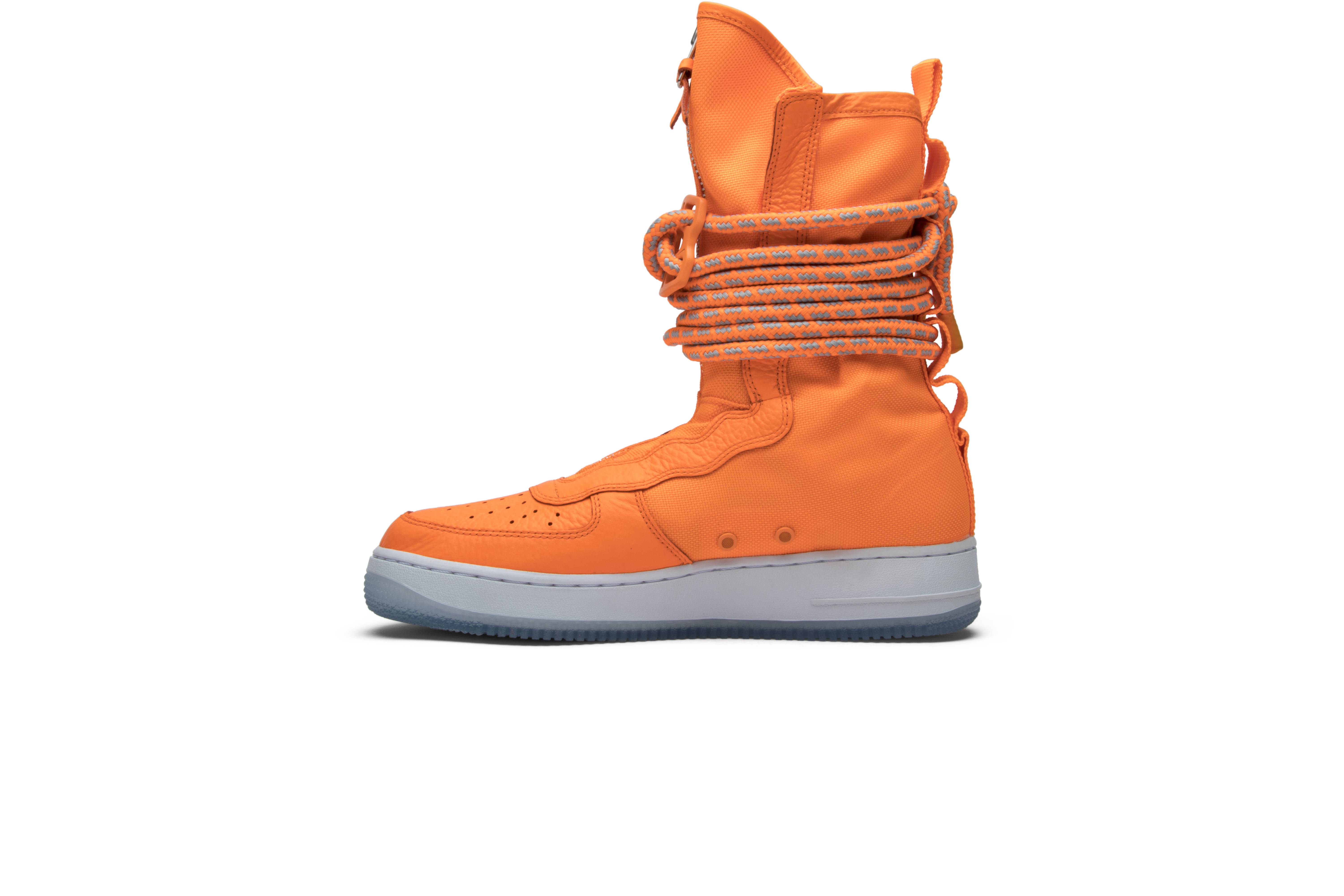 nike sf air force 1 high total orange