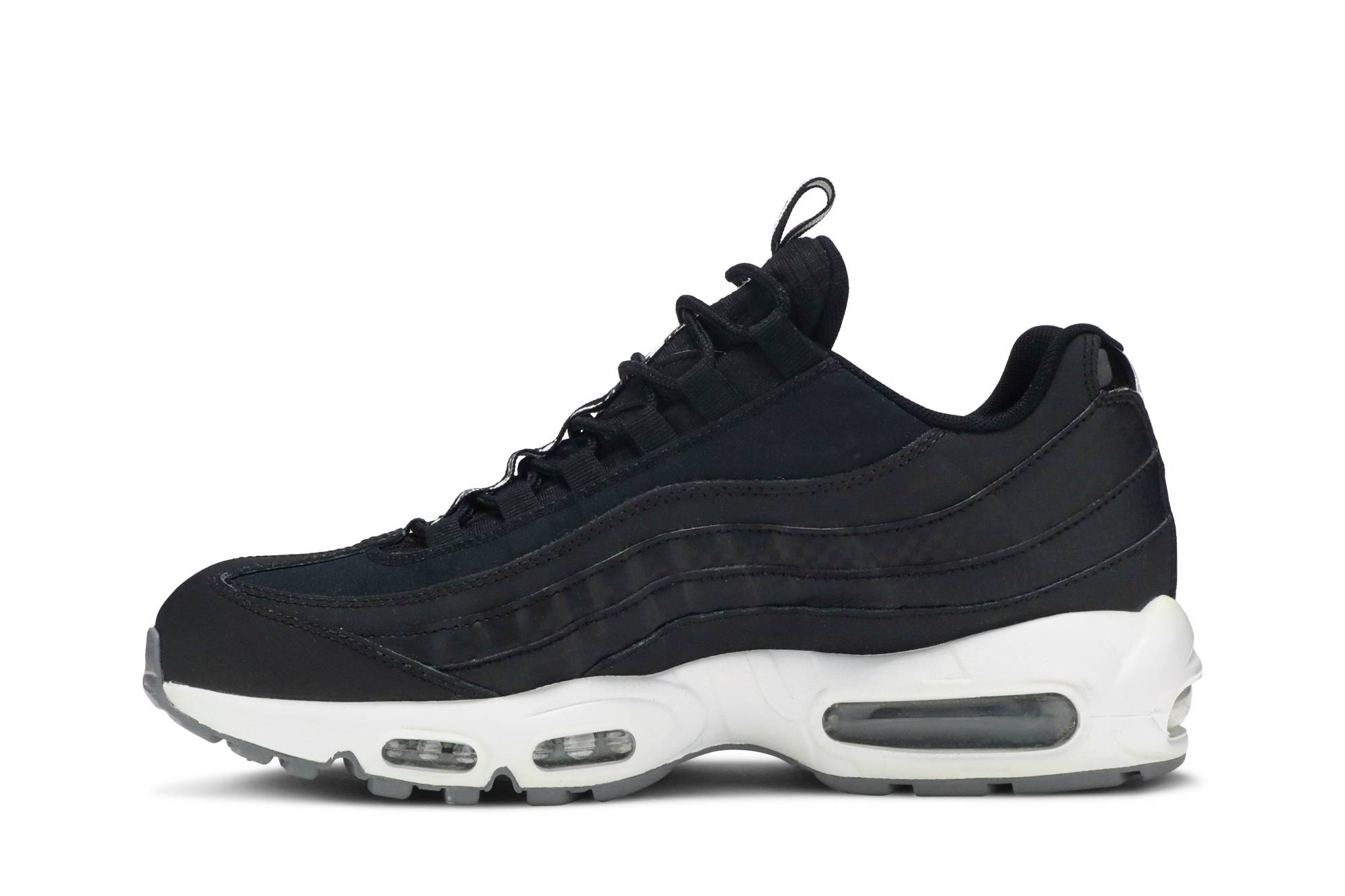 Nike Air Max 95 Pull Tab Black White 