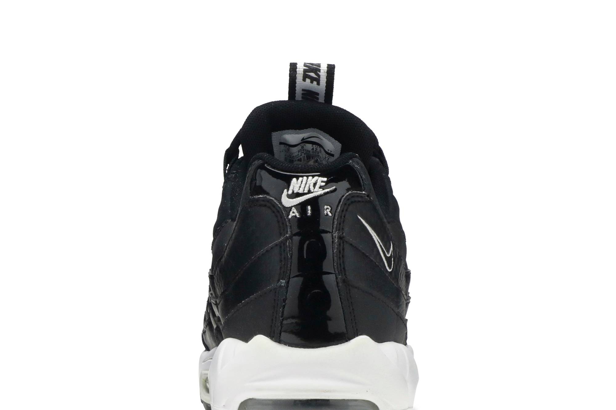 nike air max 95 pull tab black