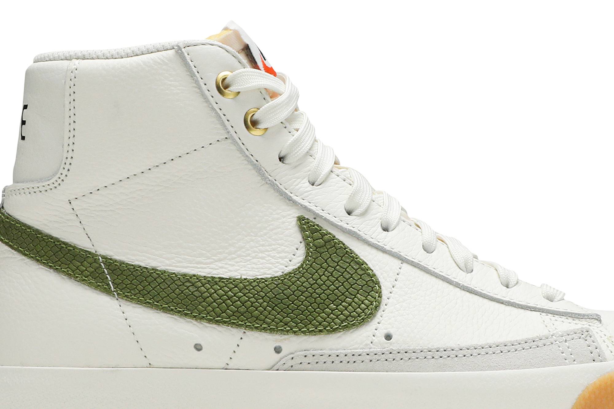 blazer mid 77 asparagus snakeskin