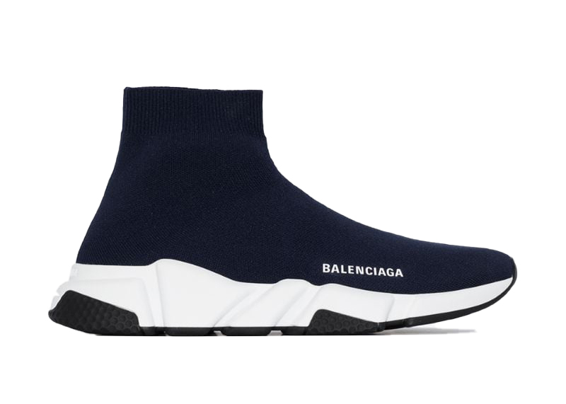 balenciaga speed trainer navy