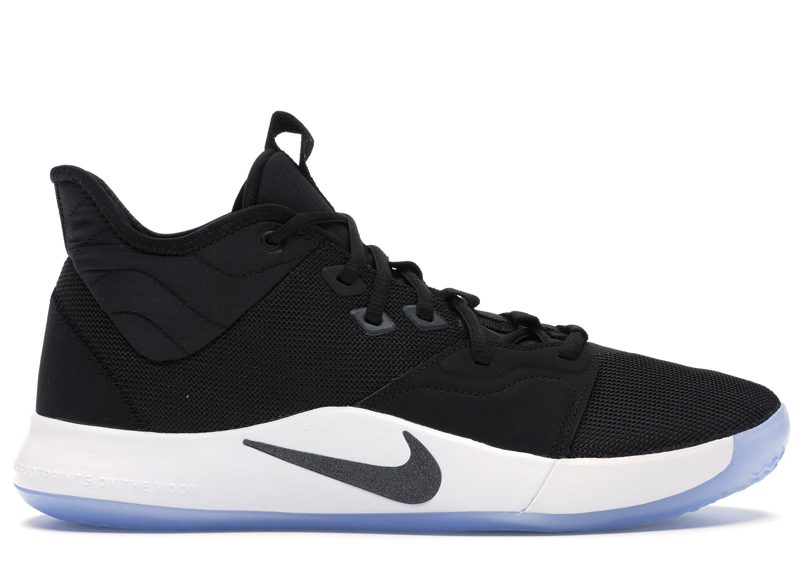 nike pg 3 black white