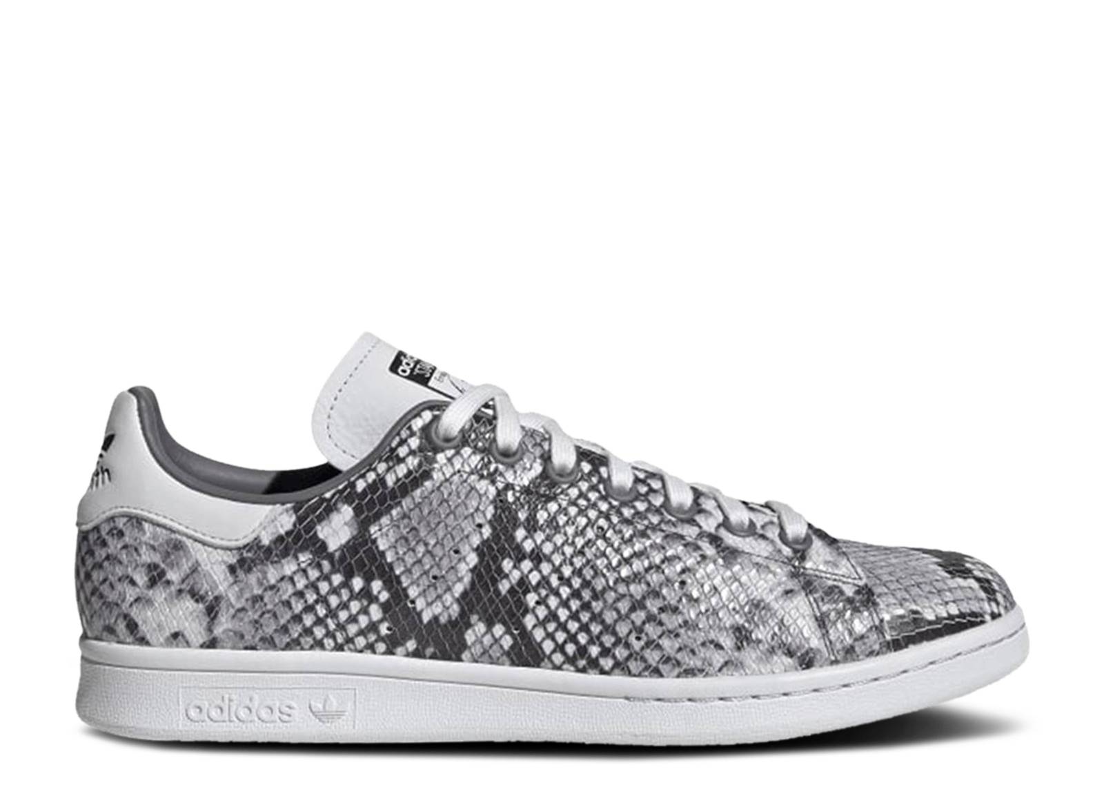 adidas stan smith snakeskin black