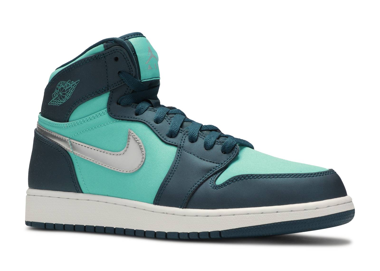 jordan 1 retro high hyper jade metallic silver