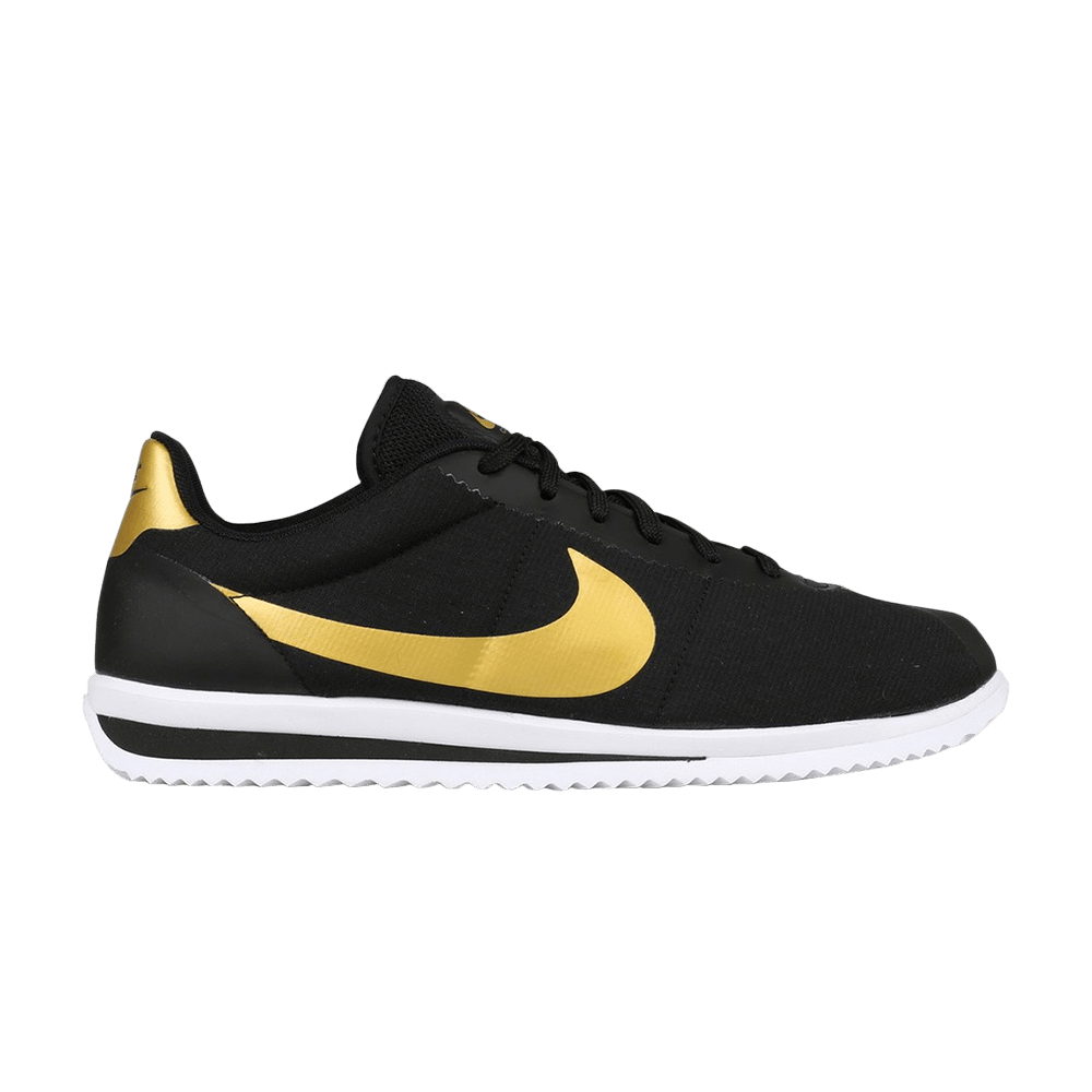 nike cortez ultra black gold