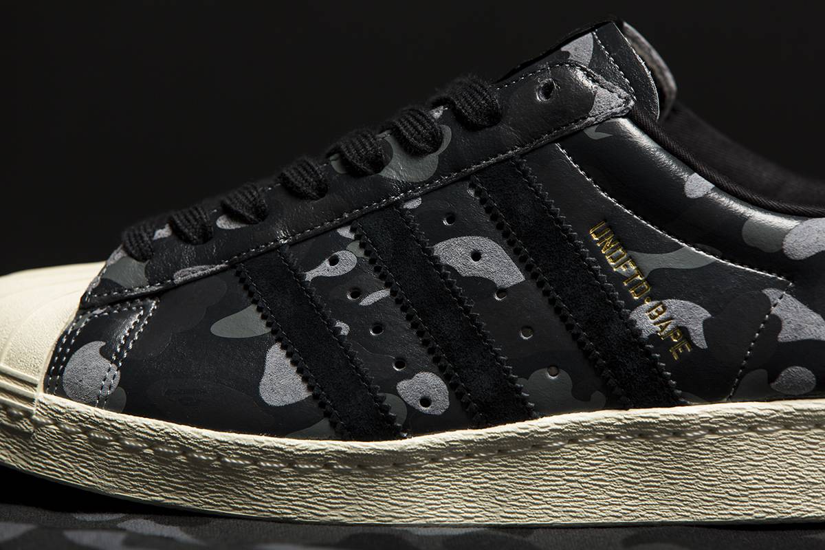 UNDEFEATED x BAPE x adidas Superstar 