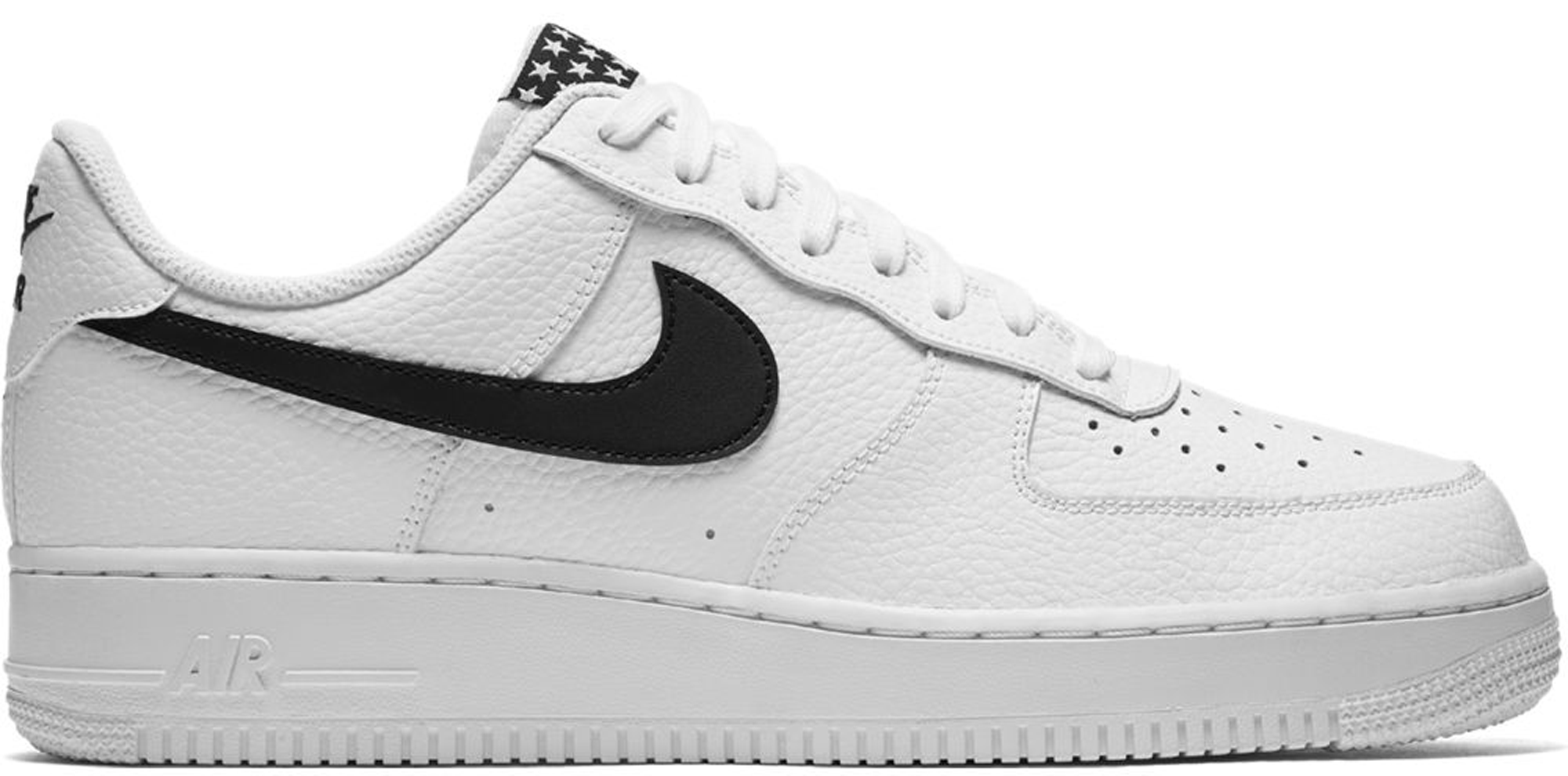 nike air force 1 white black check