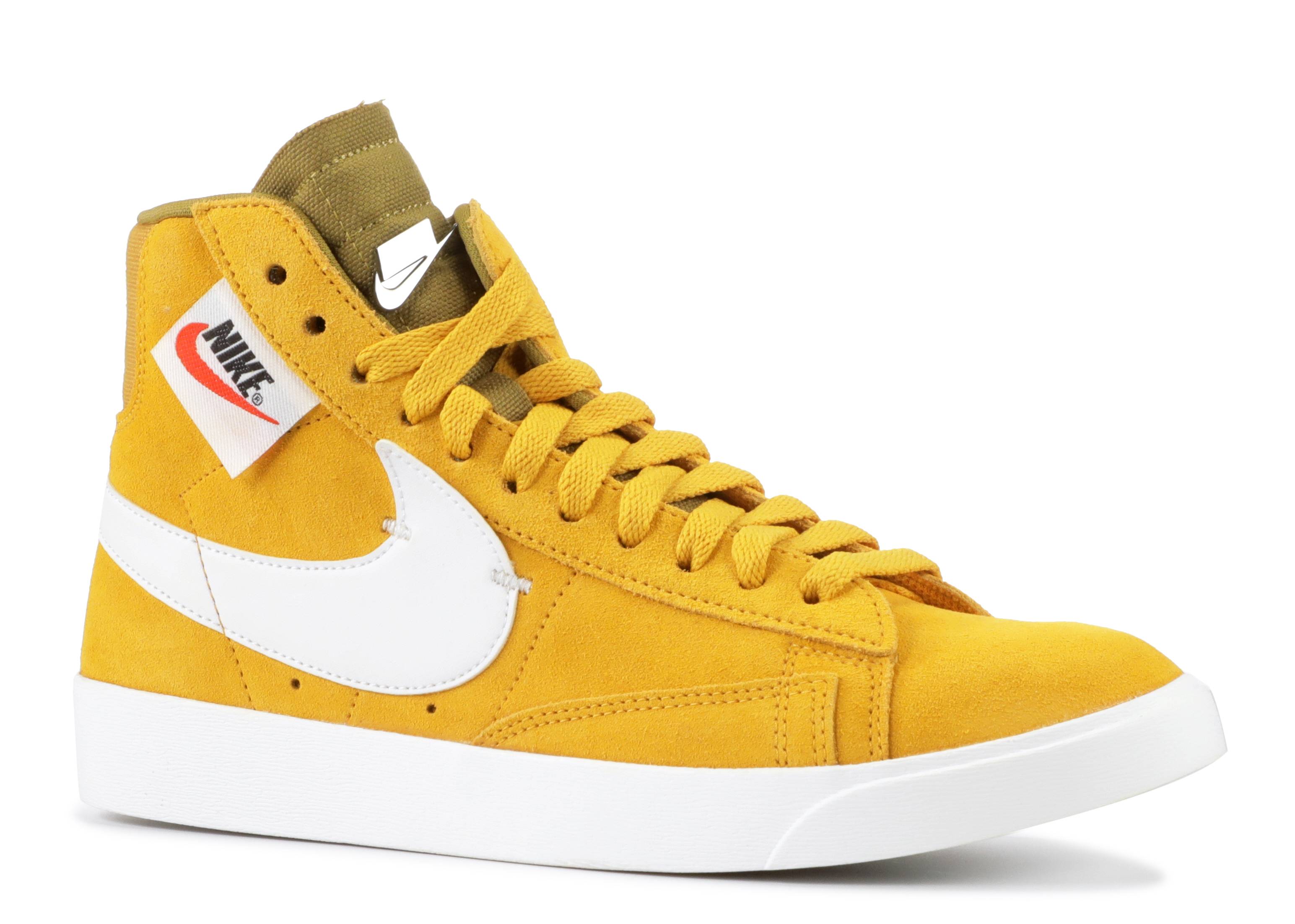 nike blazer mid rebel yellow