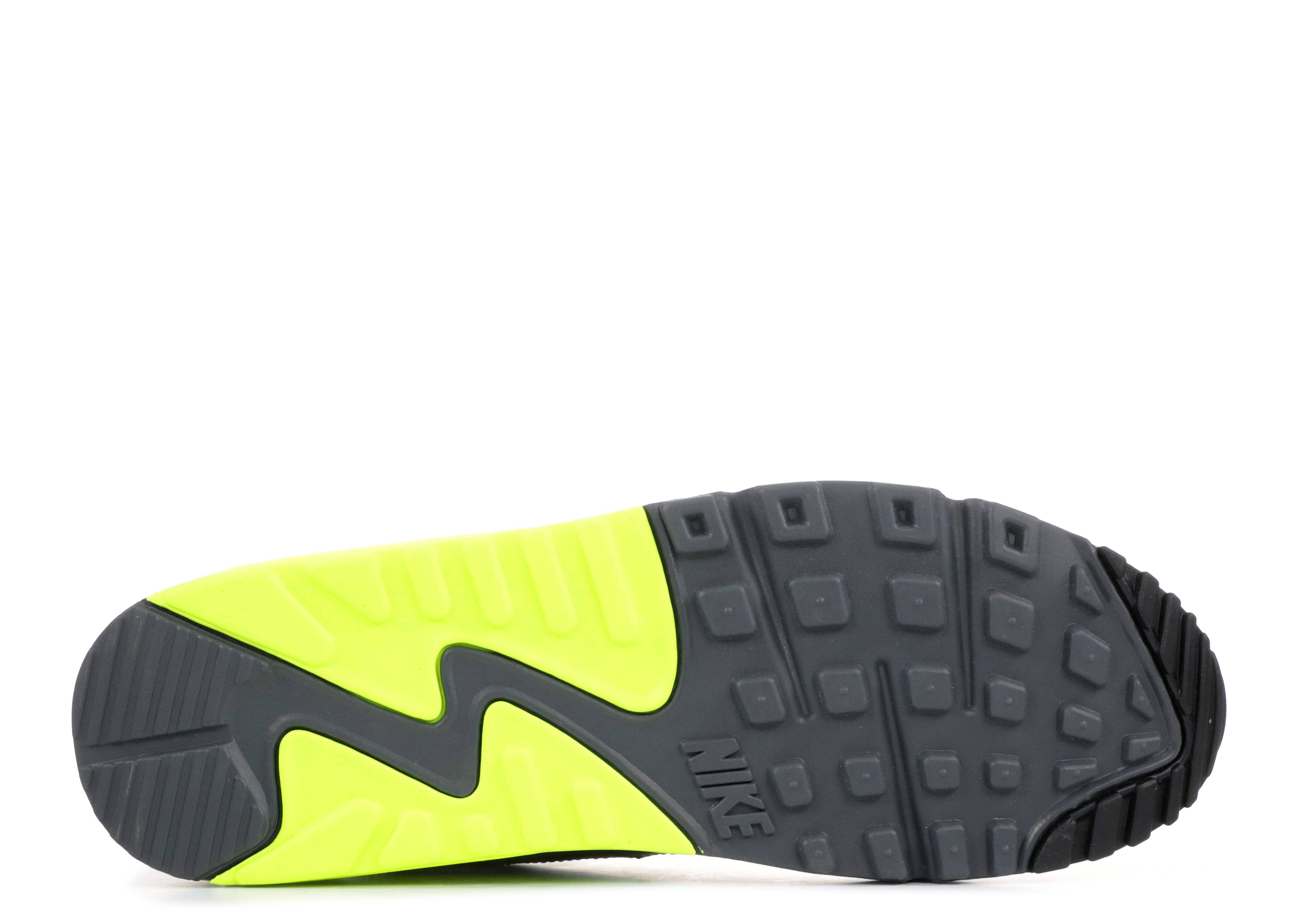 nike air max 90 dark grey black volt