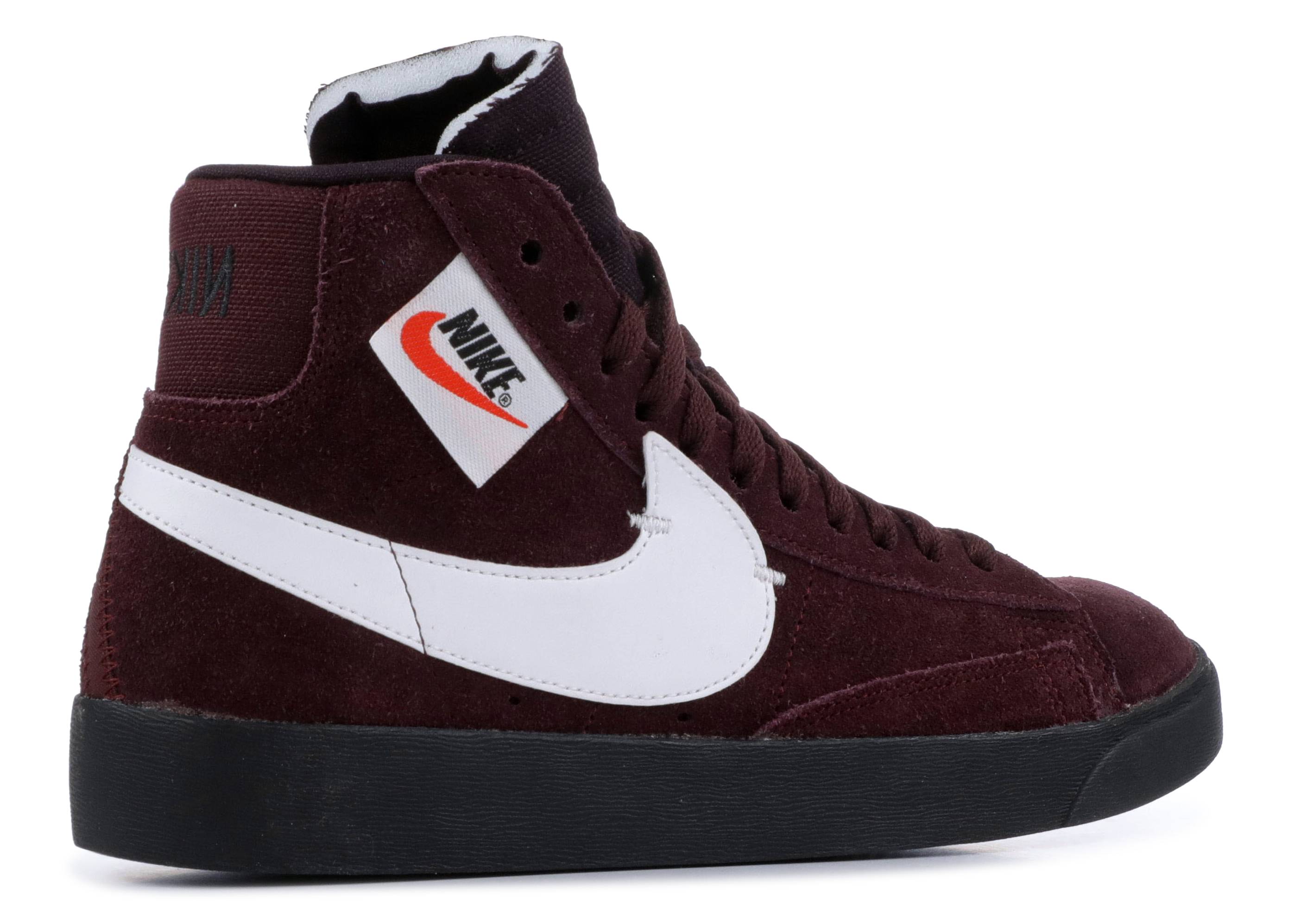 nike blazer mid rebel burgundy