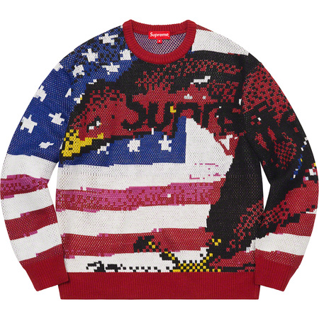 supreme flag sweater