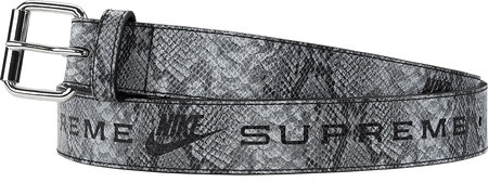 Supreme x Nike Snakeskin Belt Black - Novelship