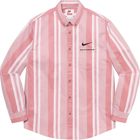 supreme nike cotton twill shirt