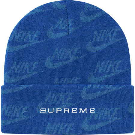Supreme x Nike Jacquard Logos Beanie