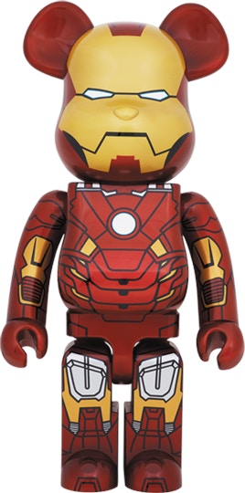 Bearbrick x Iron Man Mark VII 1000% Multi - Novelship