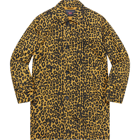 supreme hysteric glamour leopard trench