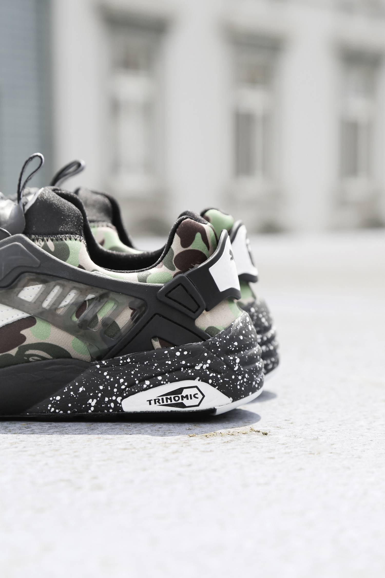 puma disc blaze bape camo green