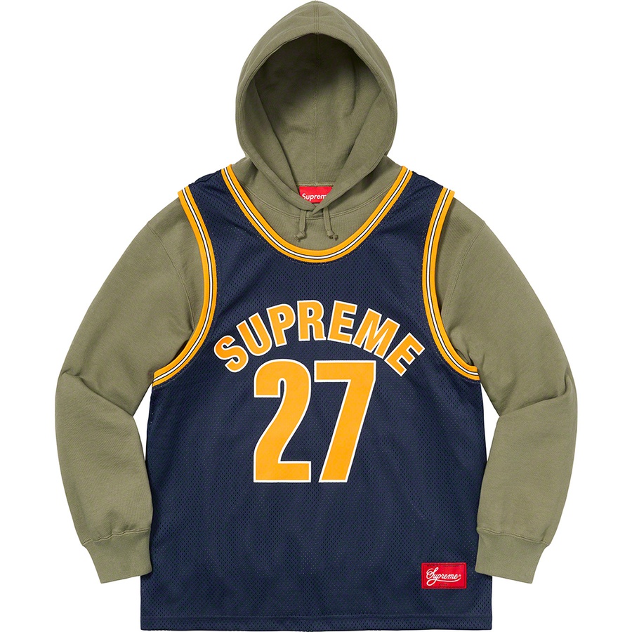 nba jersey on hoodie