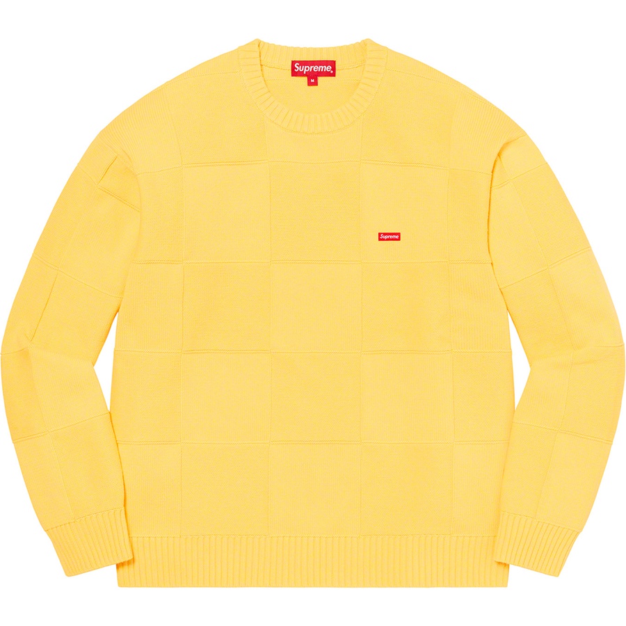 supreme sweater yellow