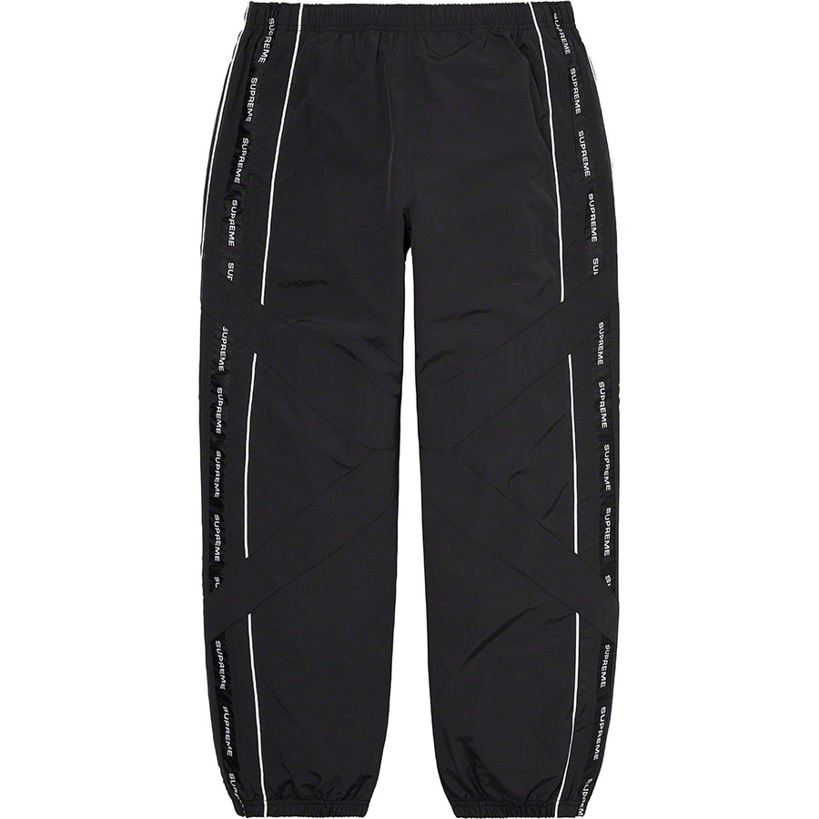 supreme cross paneled track pant