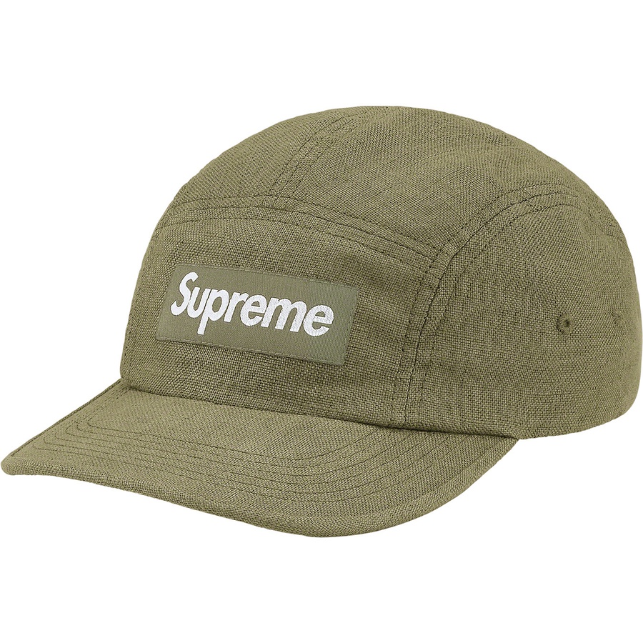 supreme linen camp cap