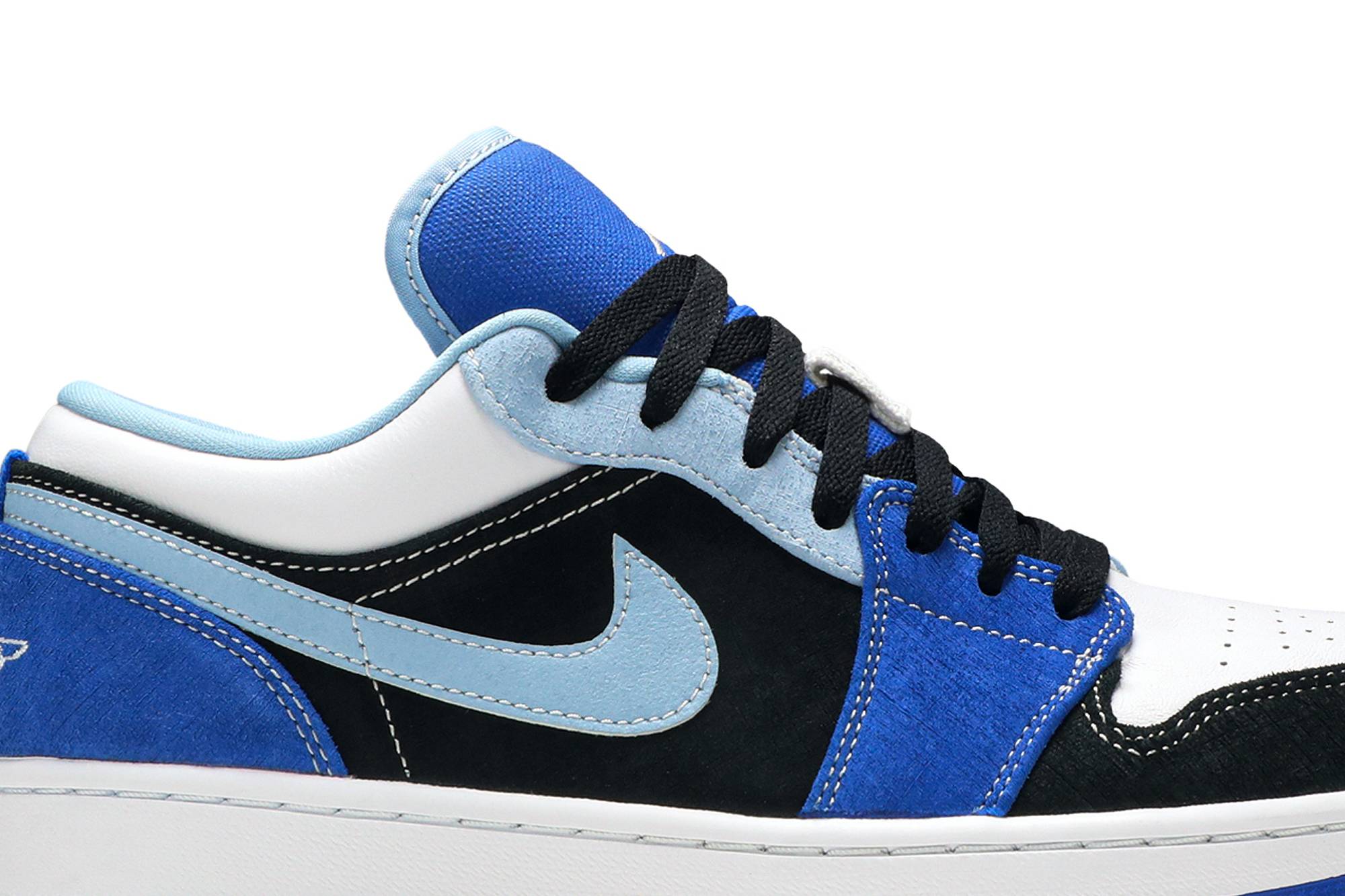 jordan aj 1 low blue and white