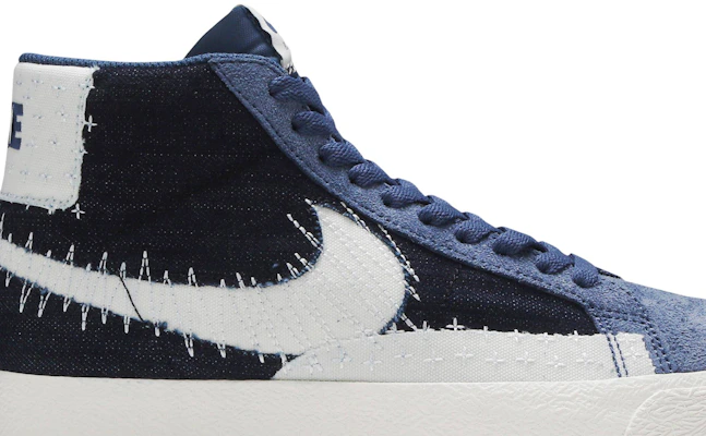 Nike Sb Zoom Blazer Mid Premium Sashiko Navy Ct0715 400 Novelship Nike Sb Zoom Blazer Mid Premium Sashiko Navy Ct0715 400 Novelship